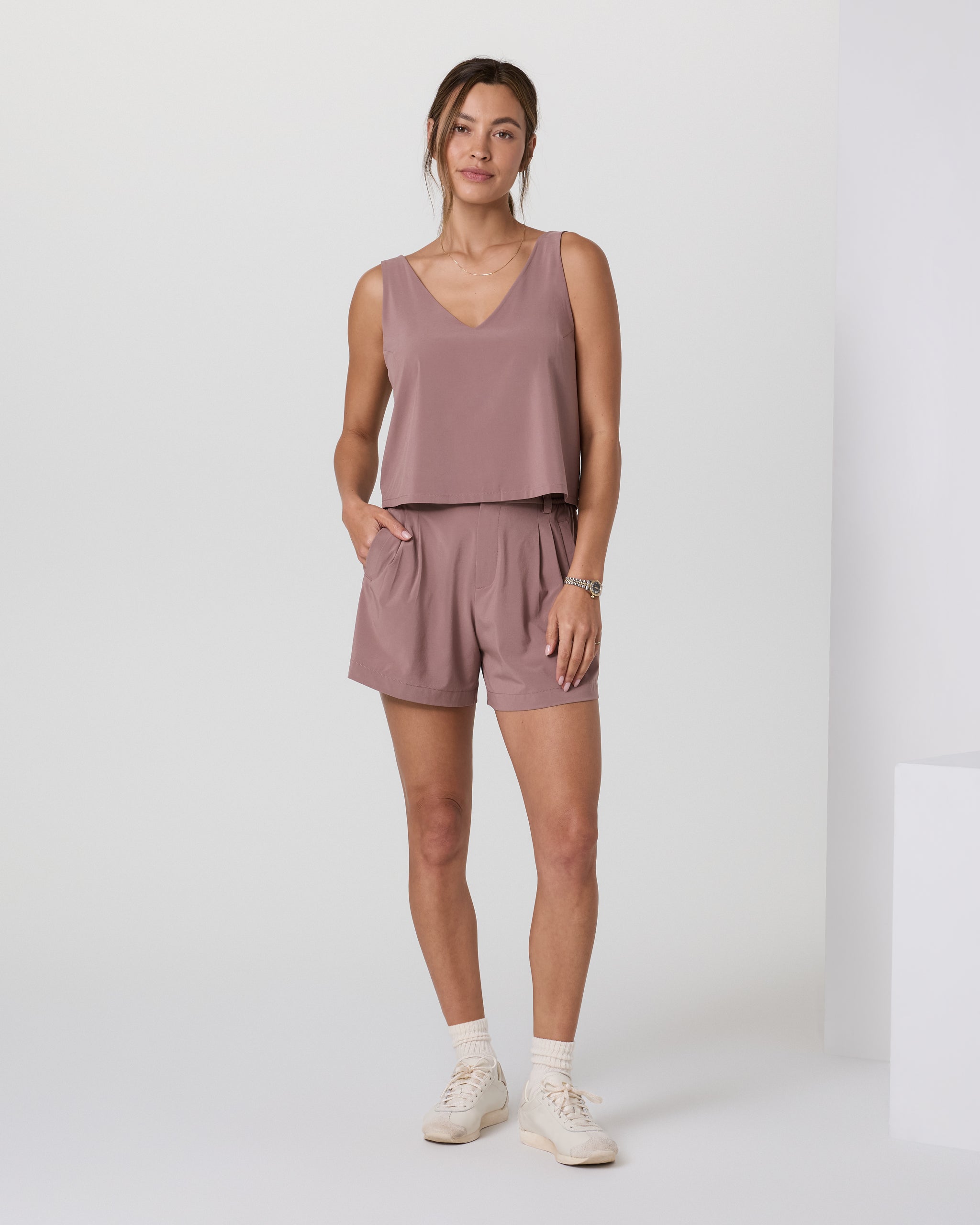 Villa Trouser Shorts | Zion Rose - Image 2