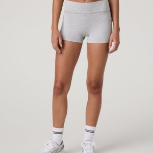 Halo Micro Short | Pale Grey Heather