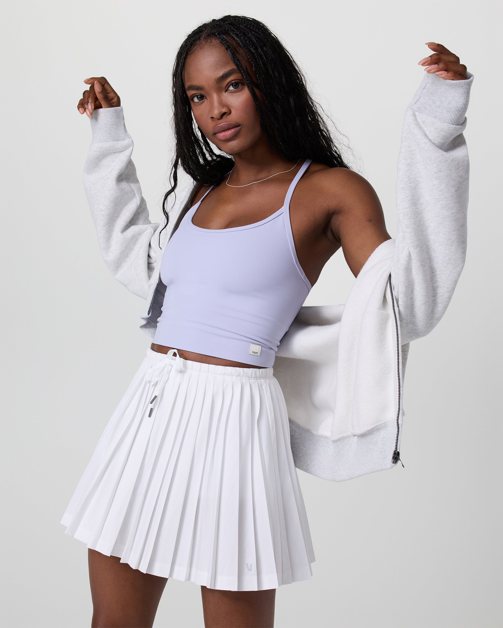 Clementine Pleated Skirt 15 | White - Image 2