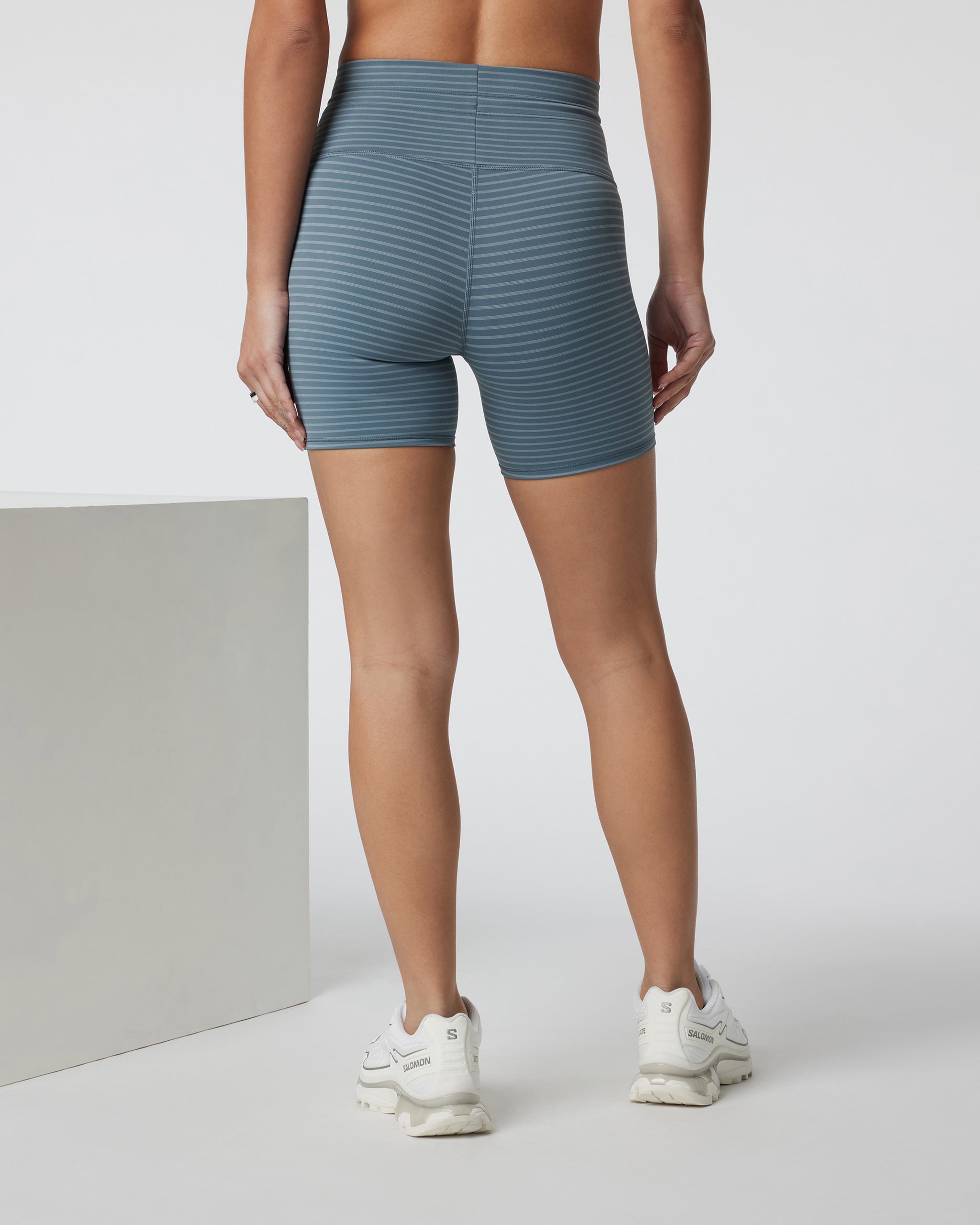 Stripe Daily Short | Smoke Blue Stripe - Image 4