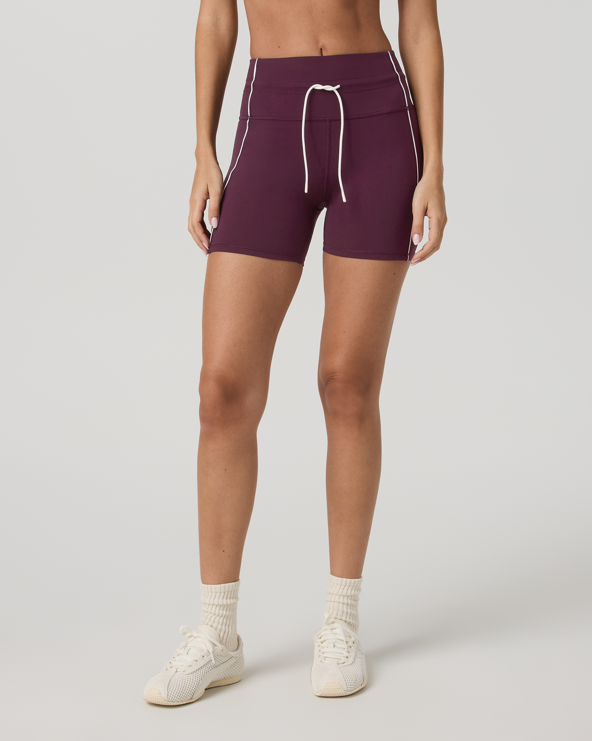 Daily Piped Short 5 | Cerise