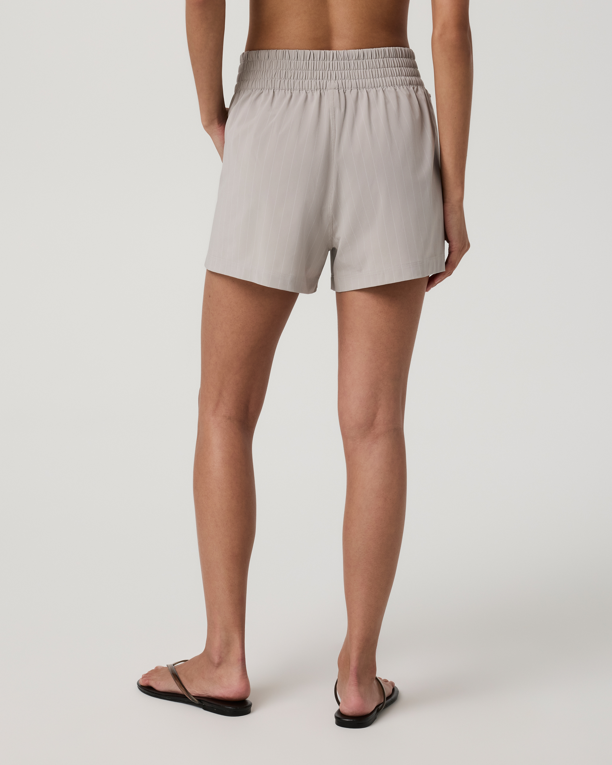Villa Pinstripe Short | Suede Pinstripe - Image 3