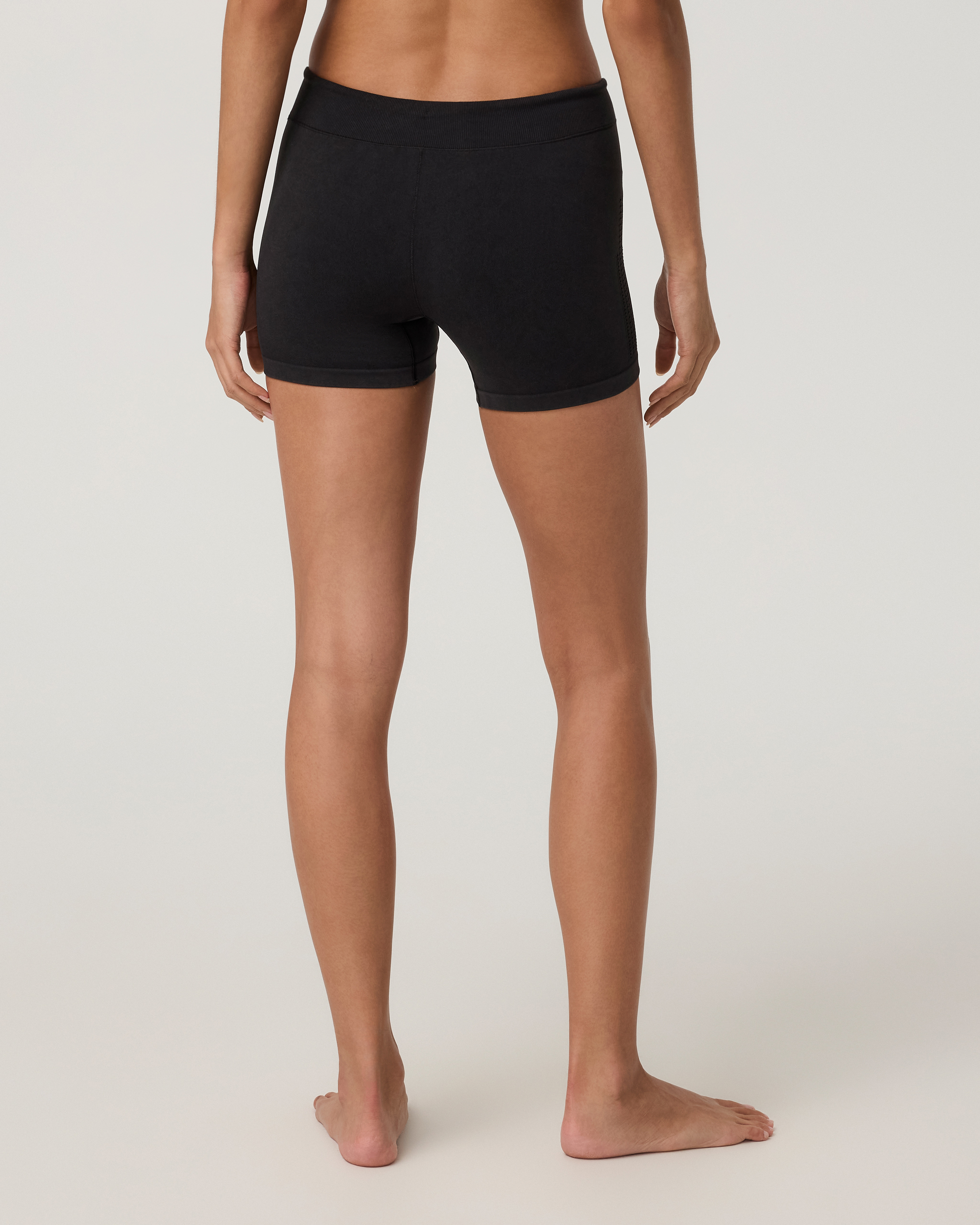 Pointelle Seamless Short 4 | Black - Image 3