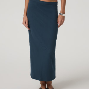 Pose Column Skirt | Ocean Blue