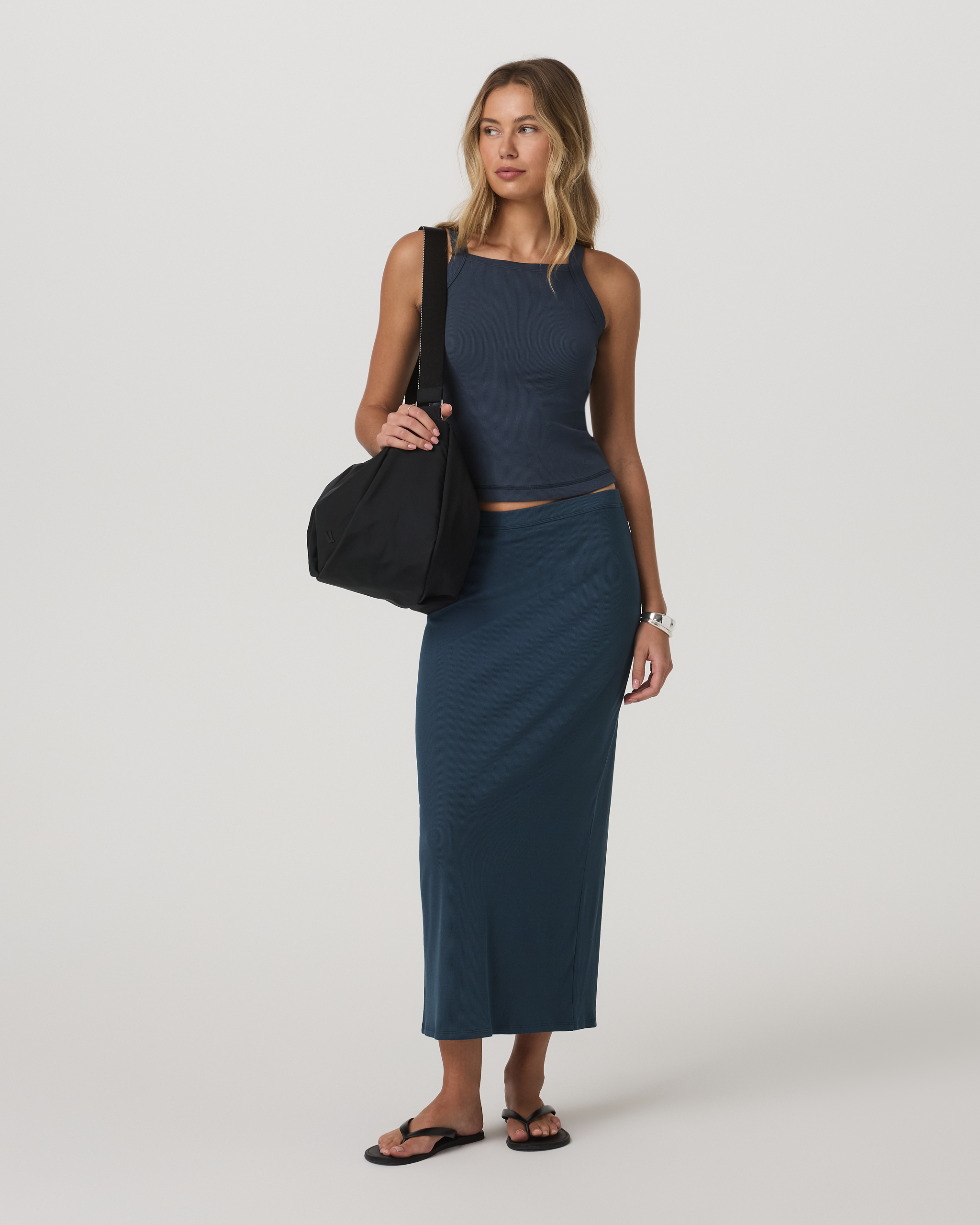 Pose Column Skirt | Ocean Blue - Image 6