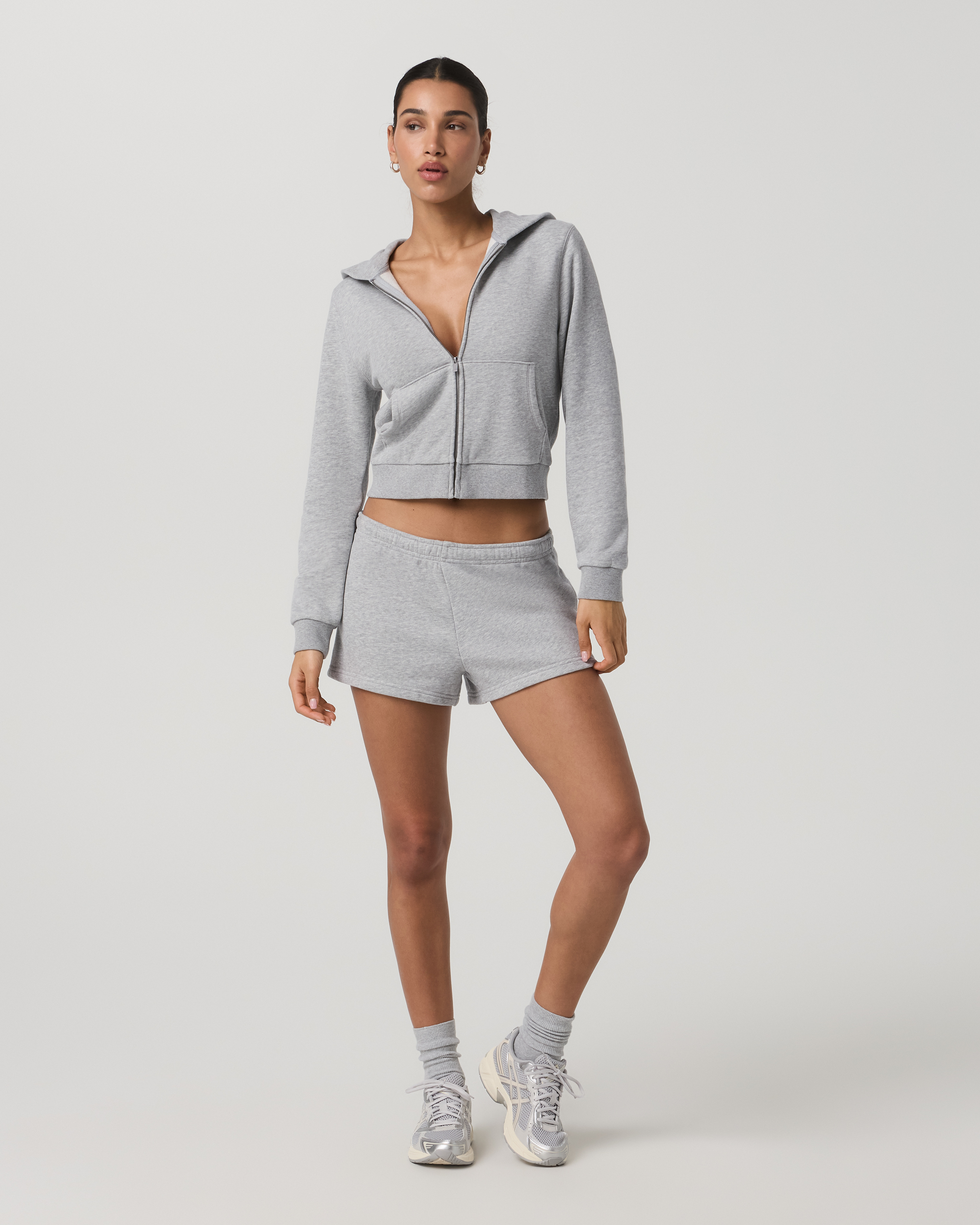 Sedona Retro Short | Light Heather Grey - Image 2