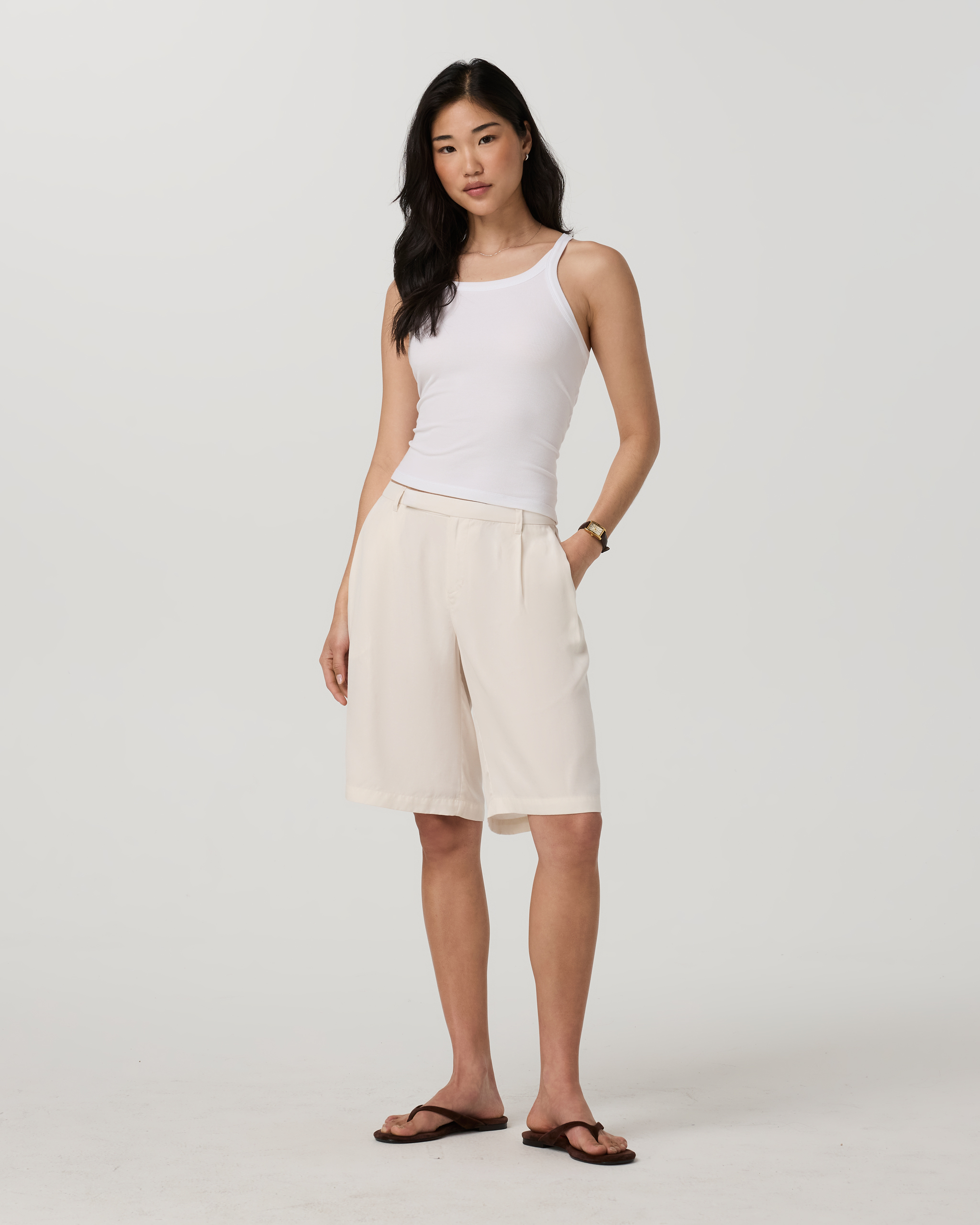 Trestles Low Slung Trouser Short | Natural - Image 3