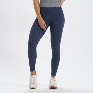 Pace High Rise Legging | Ocean Texture
