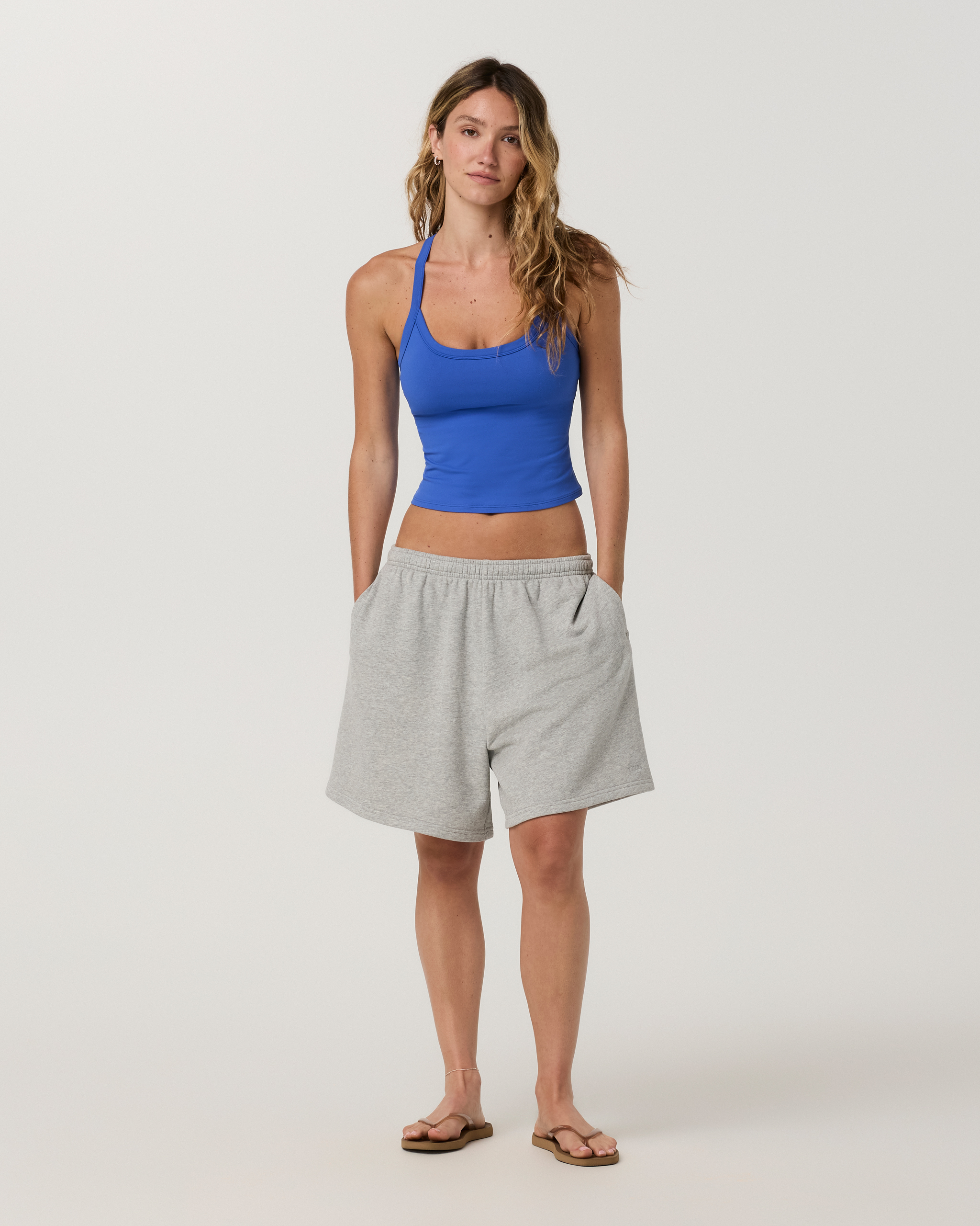 Sedona Retro Boyfriend Short | Light Heather Grey - Image 4
