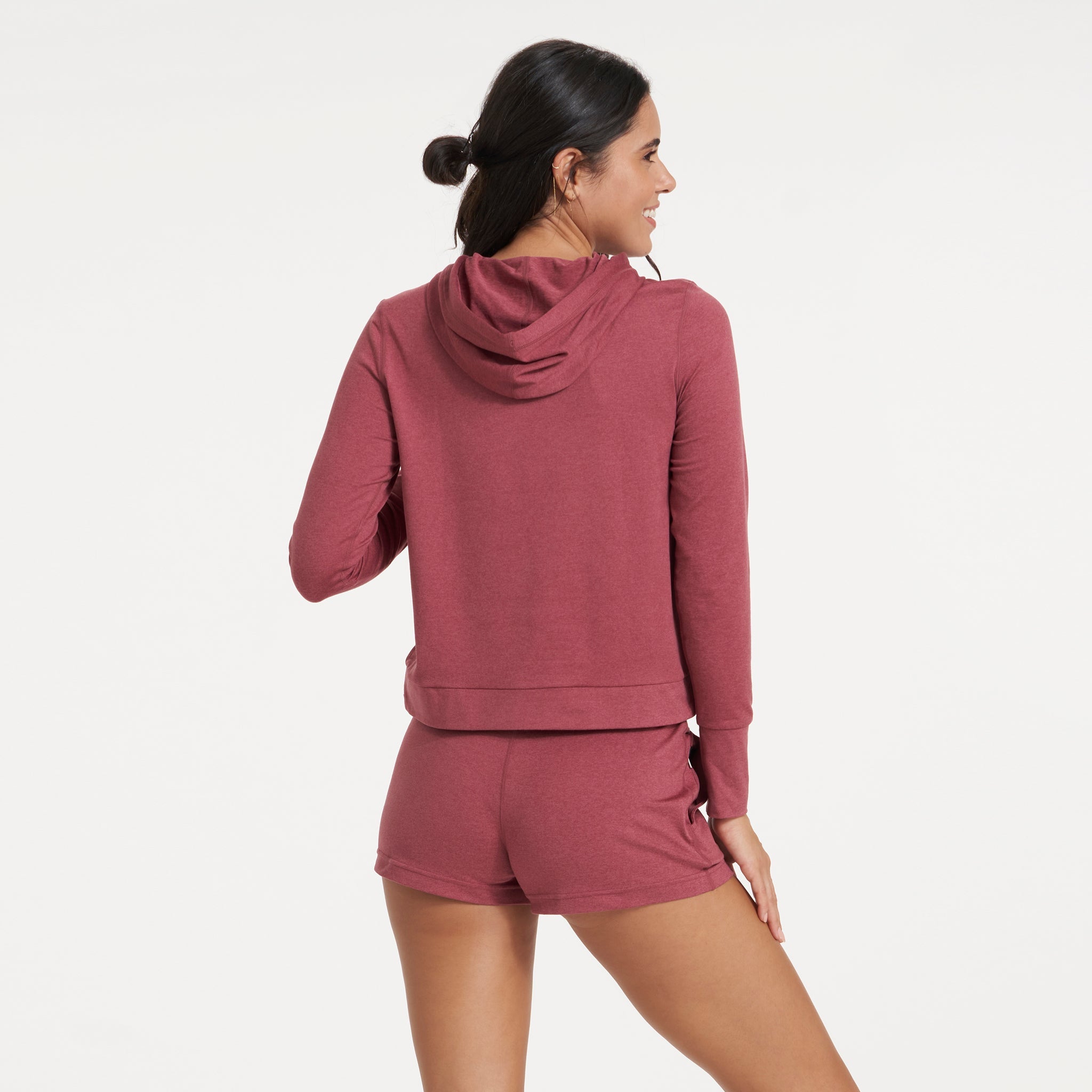 Halo Essential Hoodie | Desert Rose Heather - Image 3