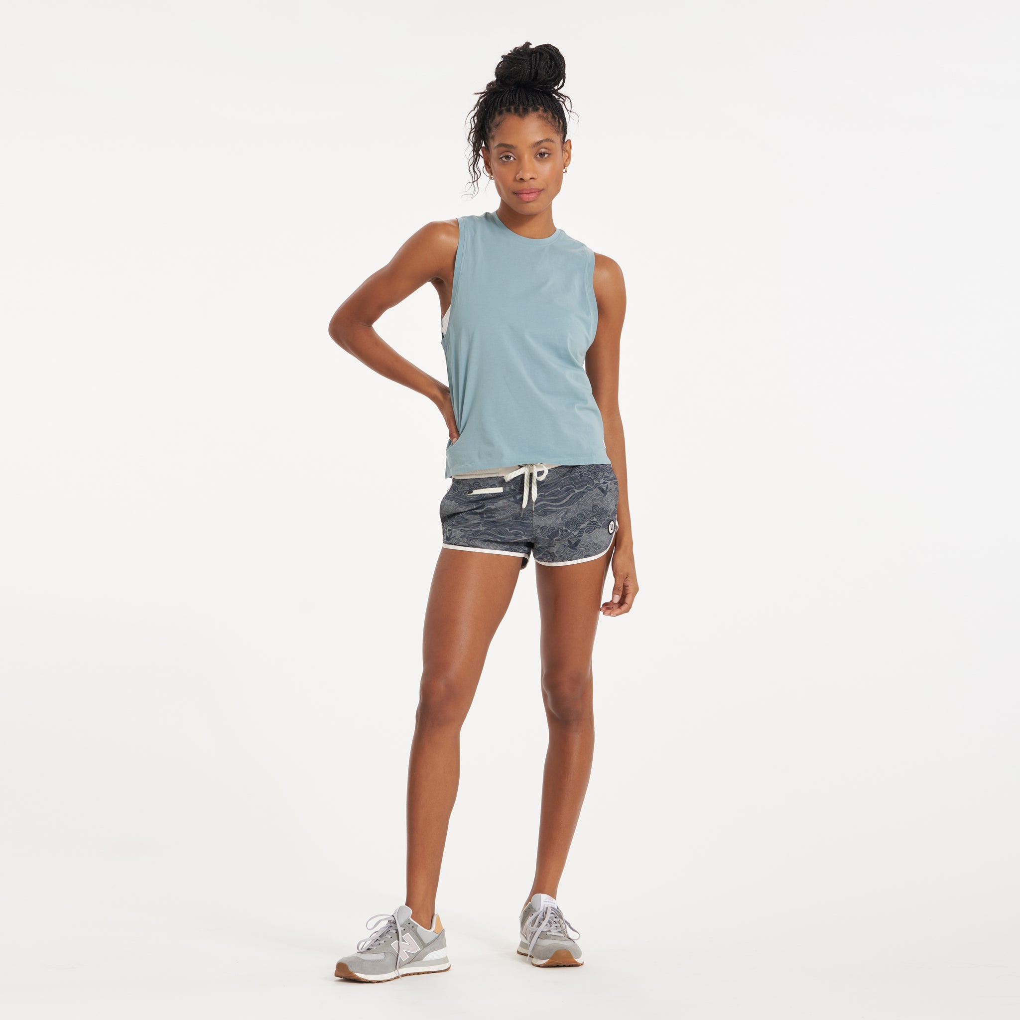 Tavi Short | Midnight Vintage Ocean - Image 4