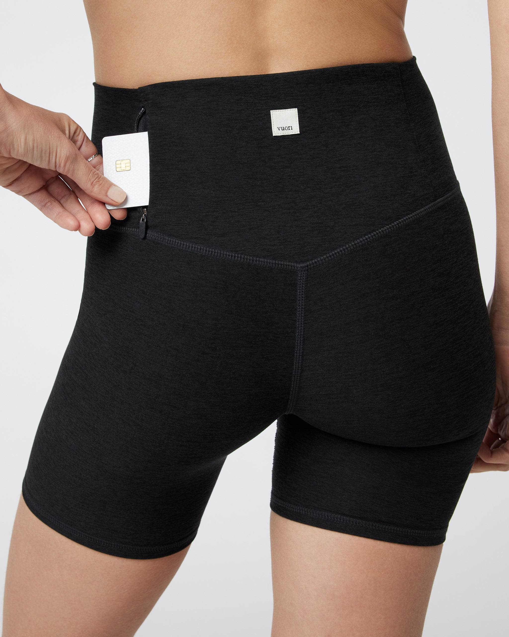Clean Elevation Shorty 6 | Black Heather - Image 4