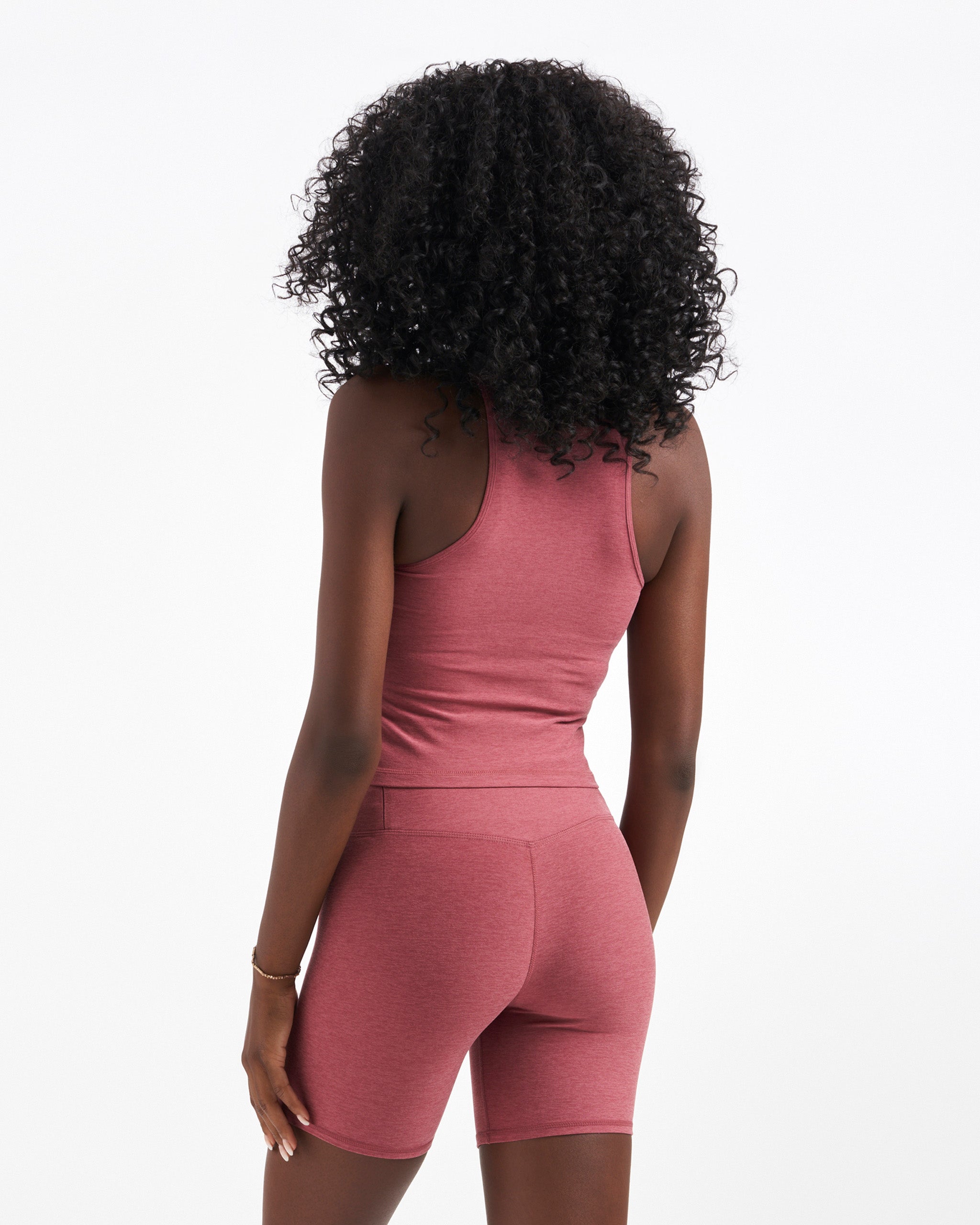 Elevation Plyo Tank | Desert Rose Heather - Image 2