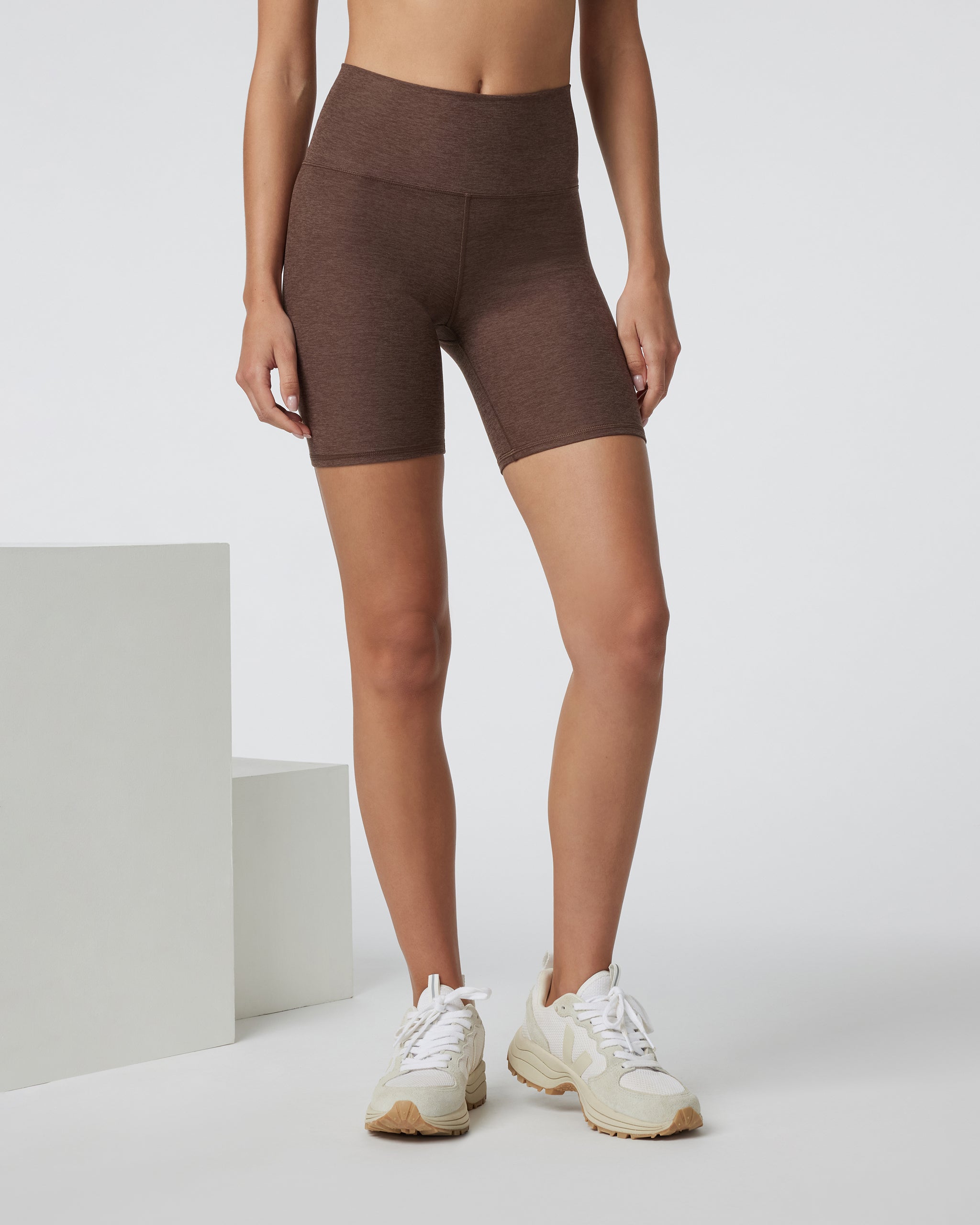 Clean Elevation Shorty 6 | Chocolate Milk Heather