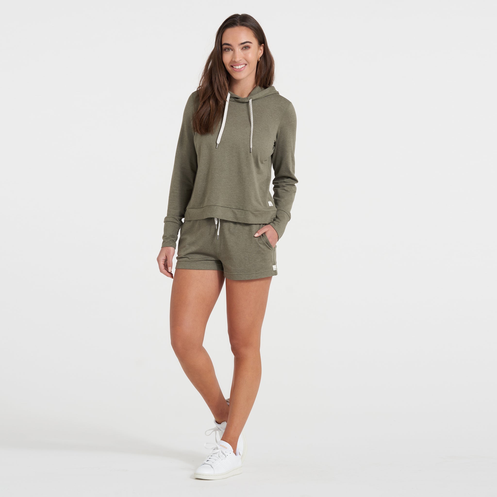 Halo Essential Hoodie | Light Oregano Heather - Image 5