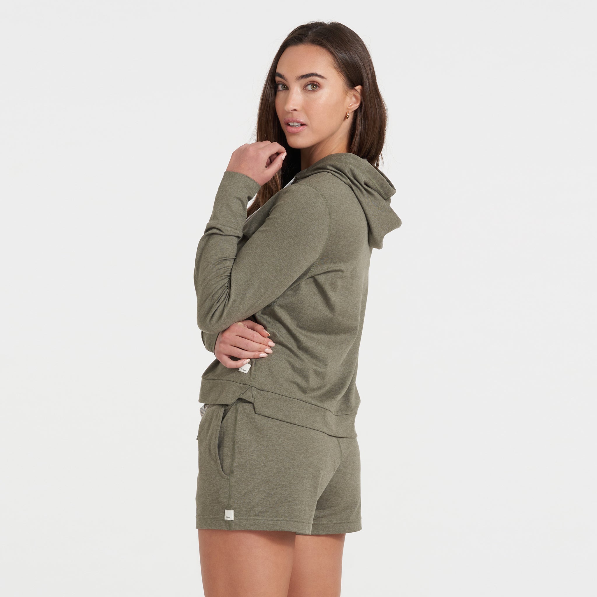 Halo Essential Hoodie | Light Oregano Heather - Image 3