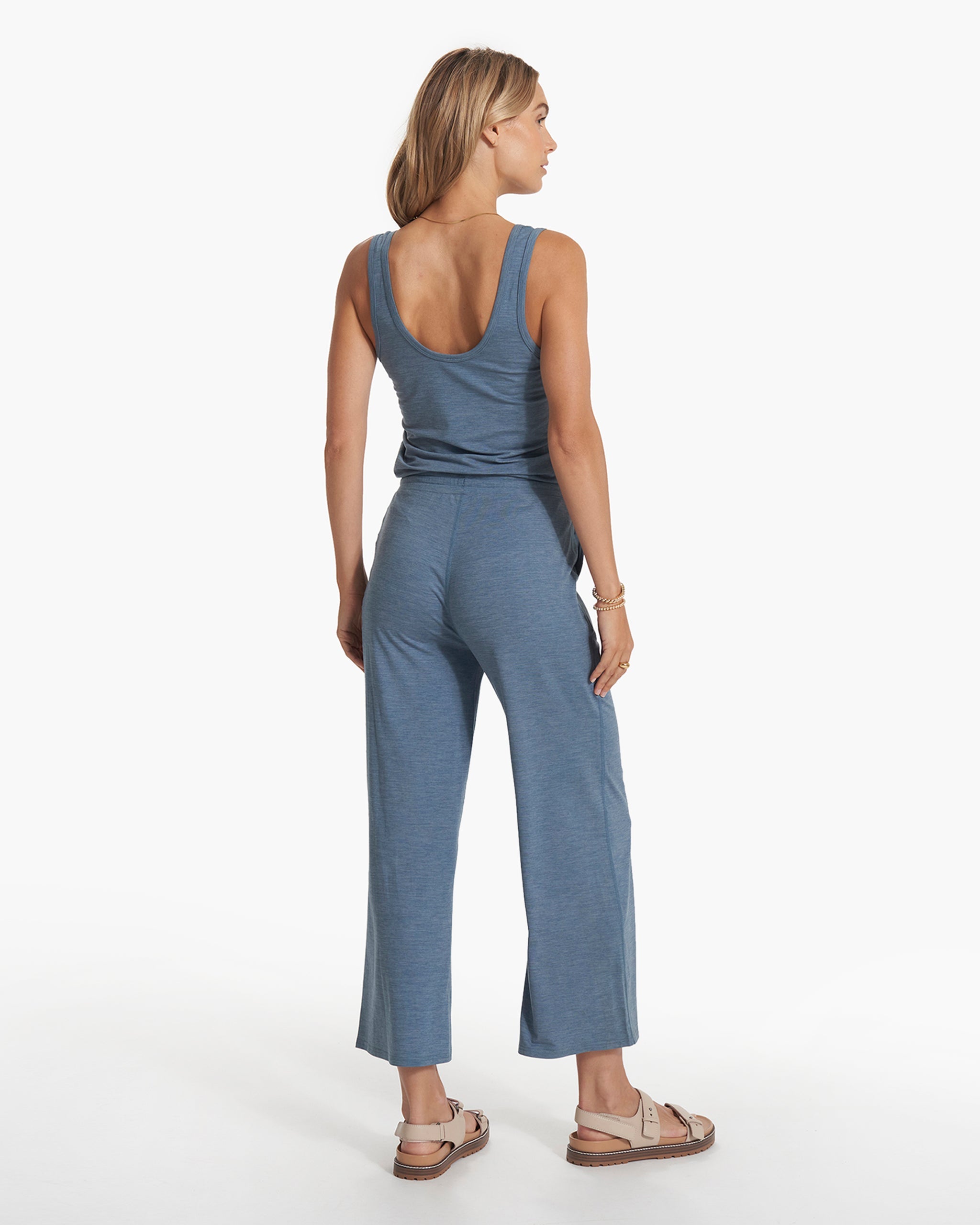 Falls Jumpsuit | Light Azure Heather - Image 3