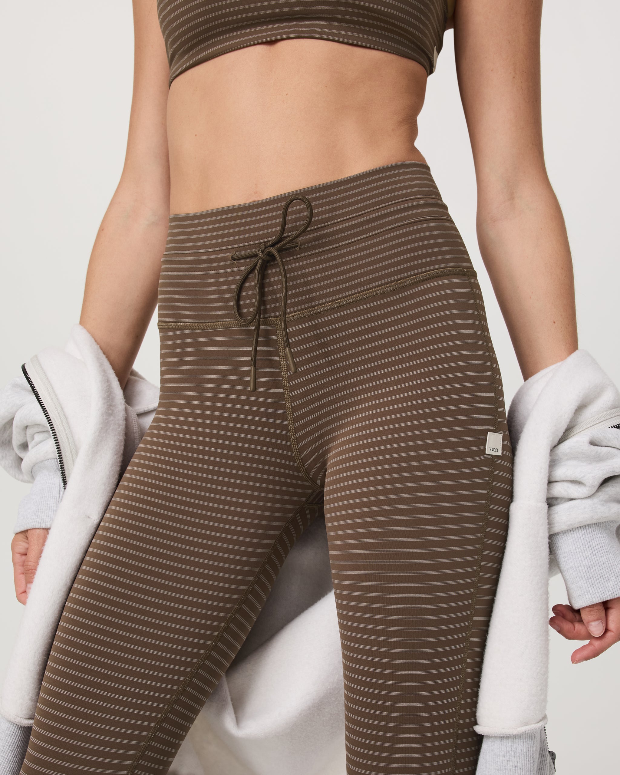 Stripe Daily Legging | Espresso Stripe - Image 4