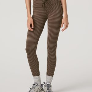 Stripe Daily Legging | Espresso Stripe