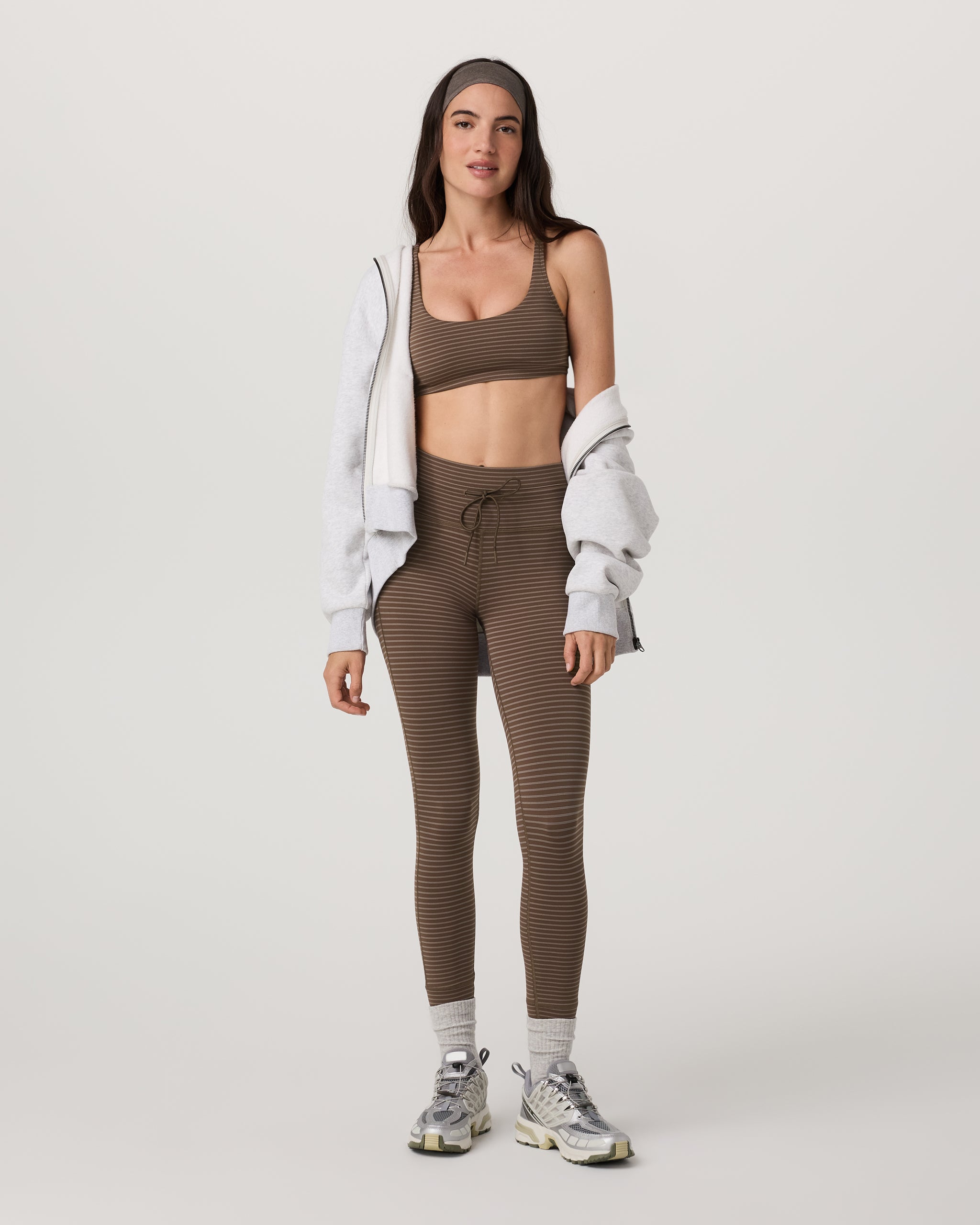 Stripe Daily Legging | Espresso Stripe - Image 2