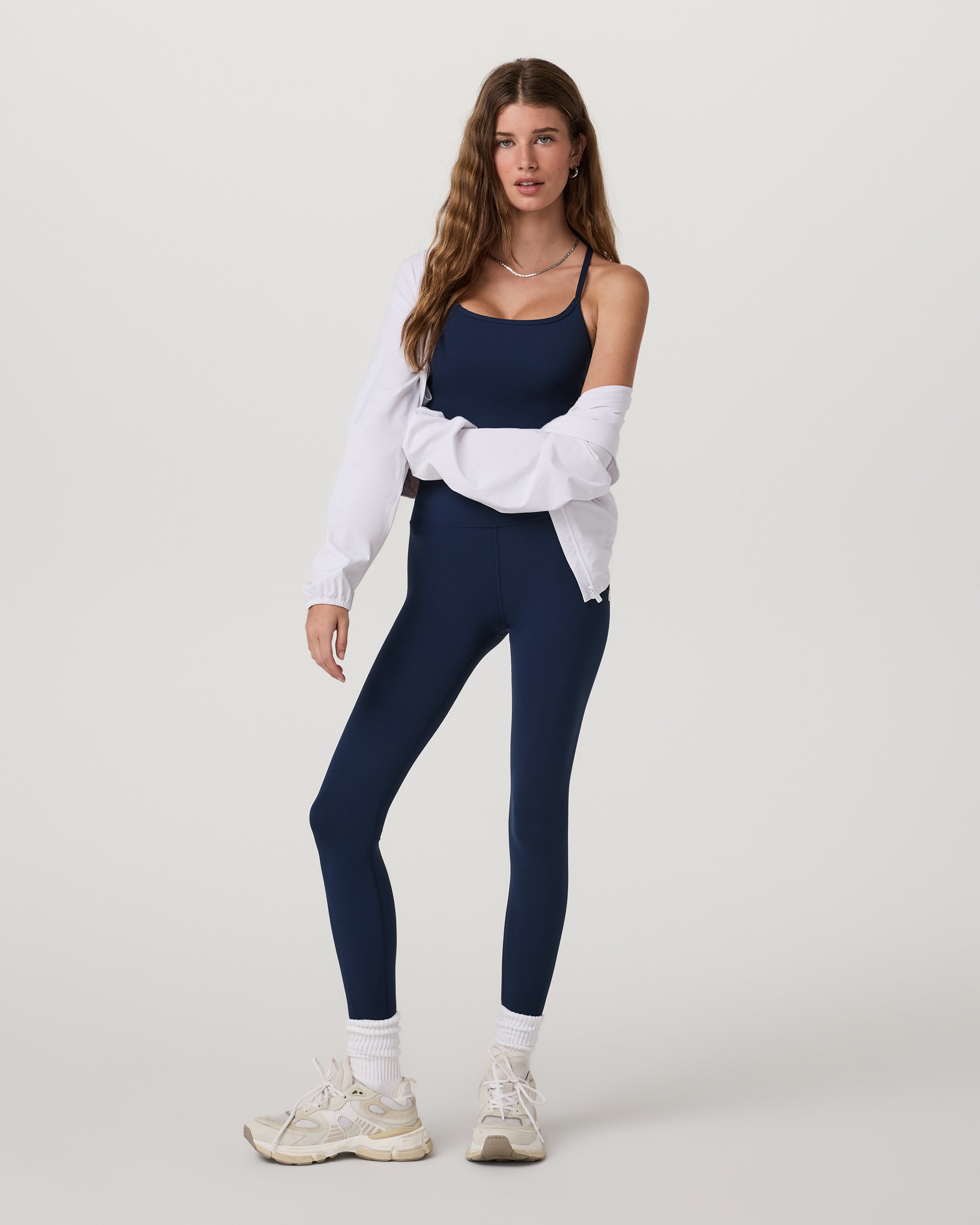 Vuori AllTheFeels™ Legging - Short | Blue Coast - Image 2