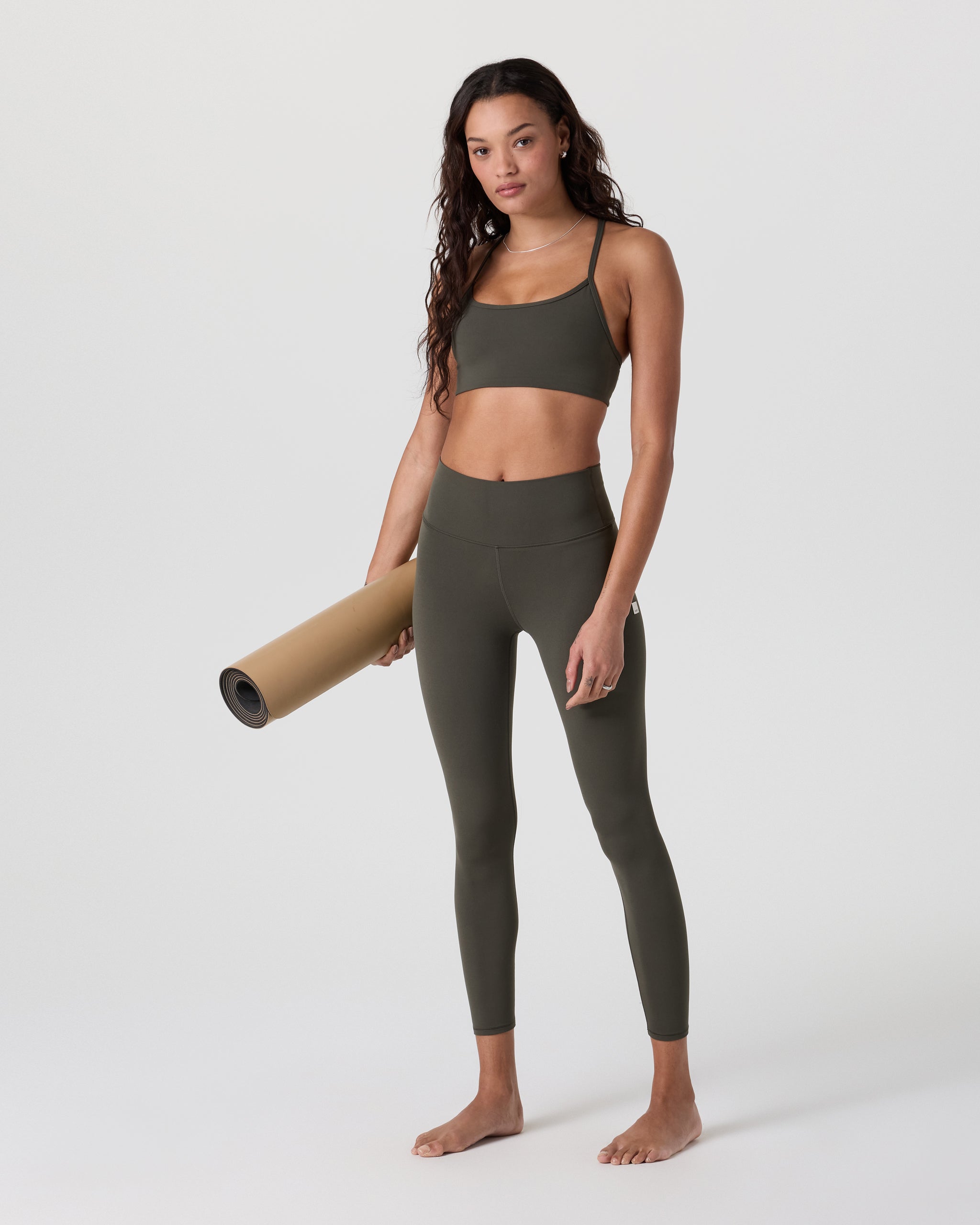Vuori AllTheFeels™ Legging - Short | Kale - Image 2