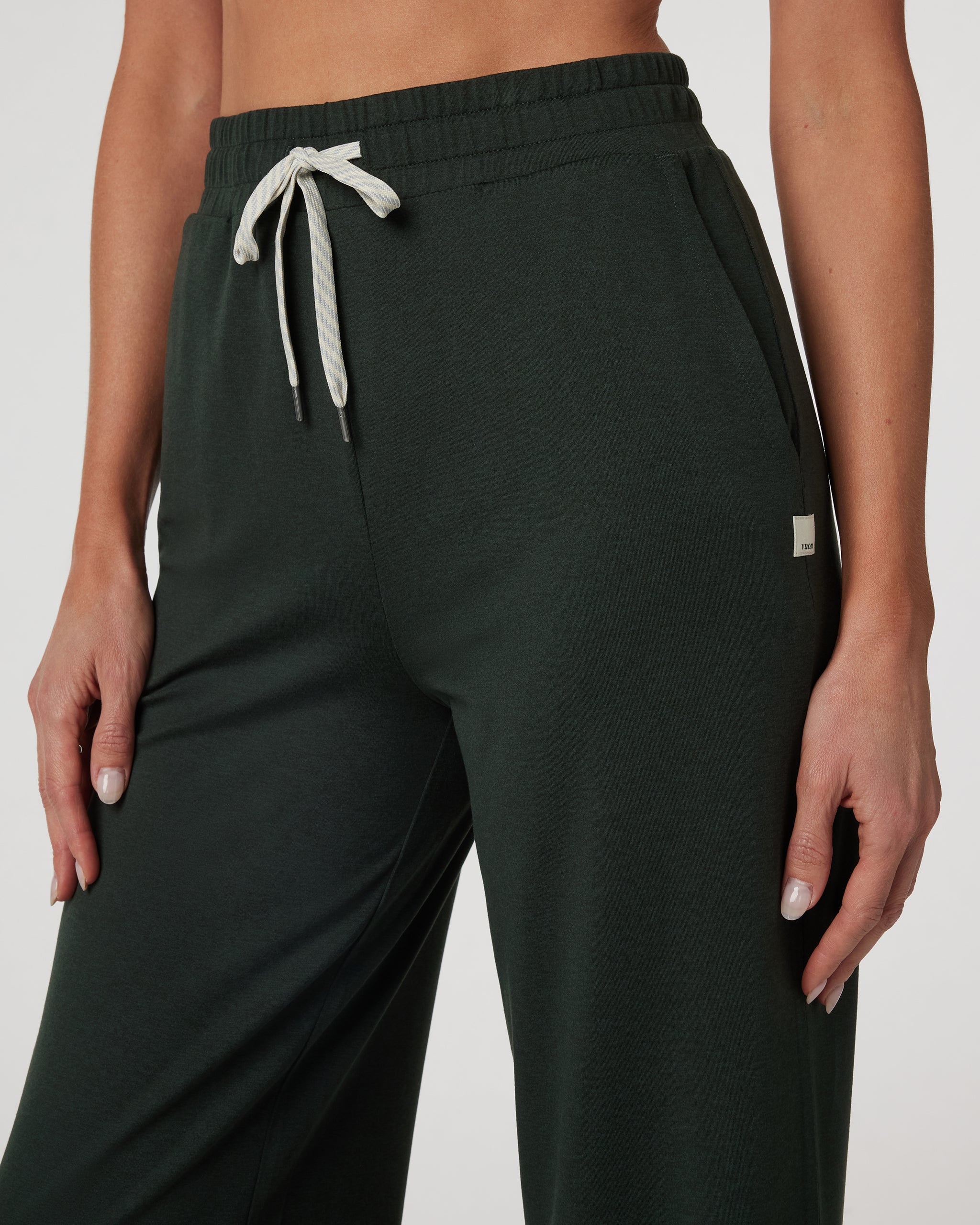 Halo Essential Wideleg Pant - Long | Aspen Heather - Image 4