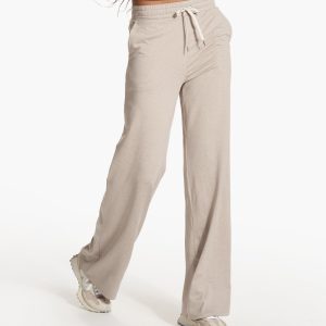 Halo Essential Wideleg Pant - Long | Dark Salt Heather