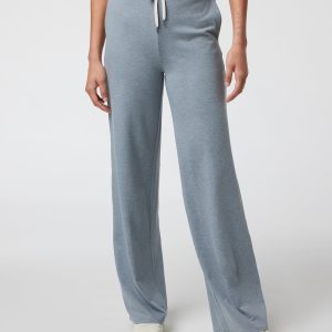 Halo Essential Wideleg Pant - Long | Mallorca Heather