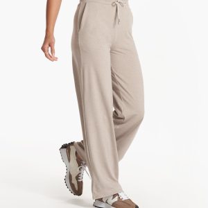 Halo Essential Wideleg Pant - Short | Dark Salt Heather