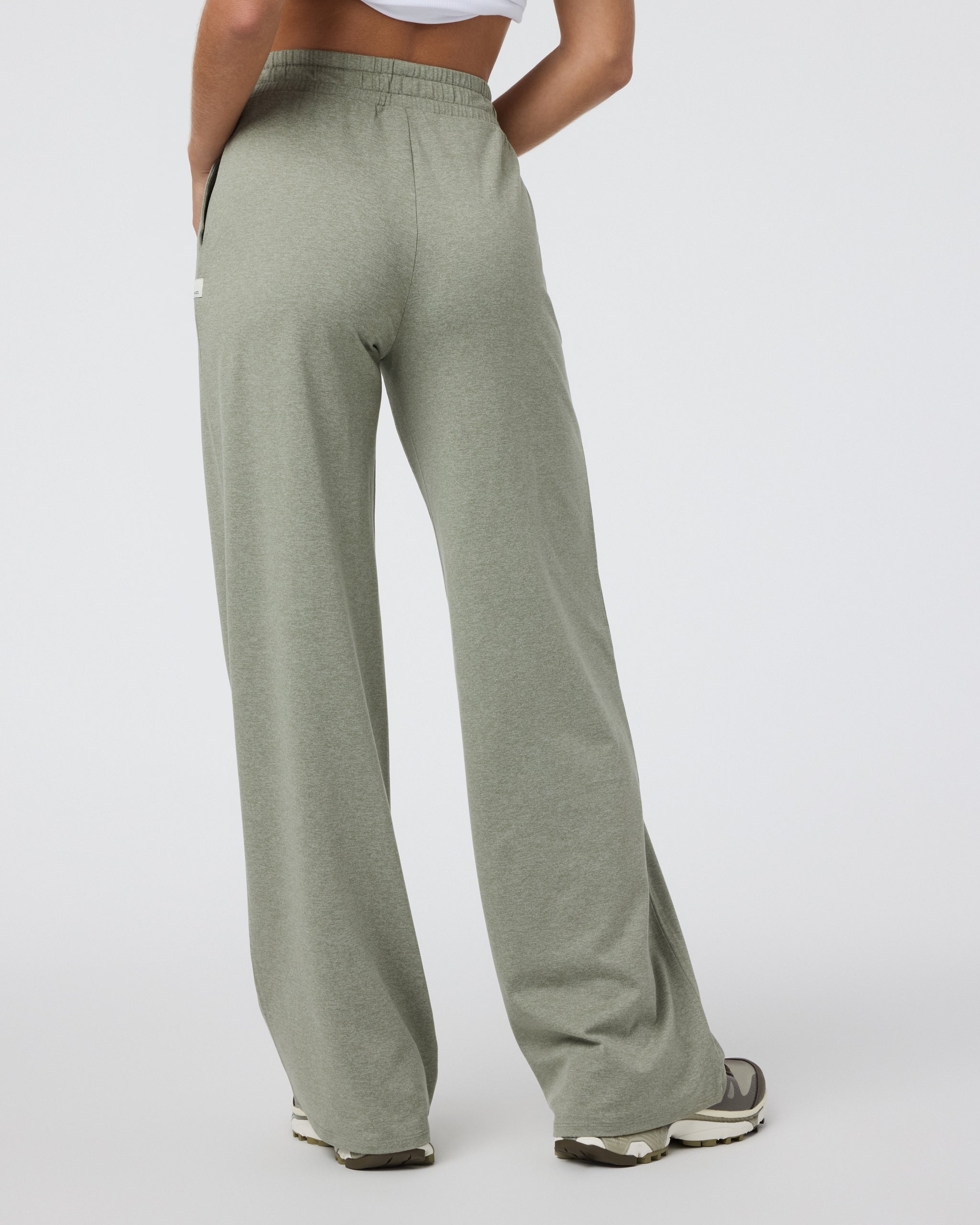 Halo Essential Wideleg Pant | Laurel Heather - Image 3
