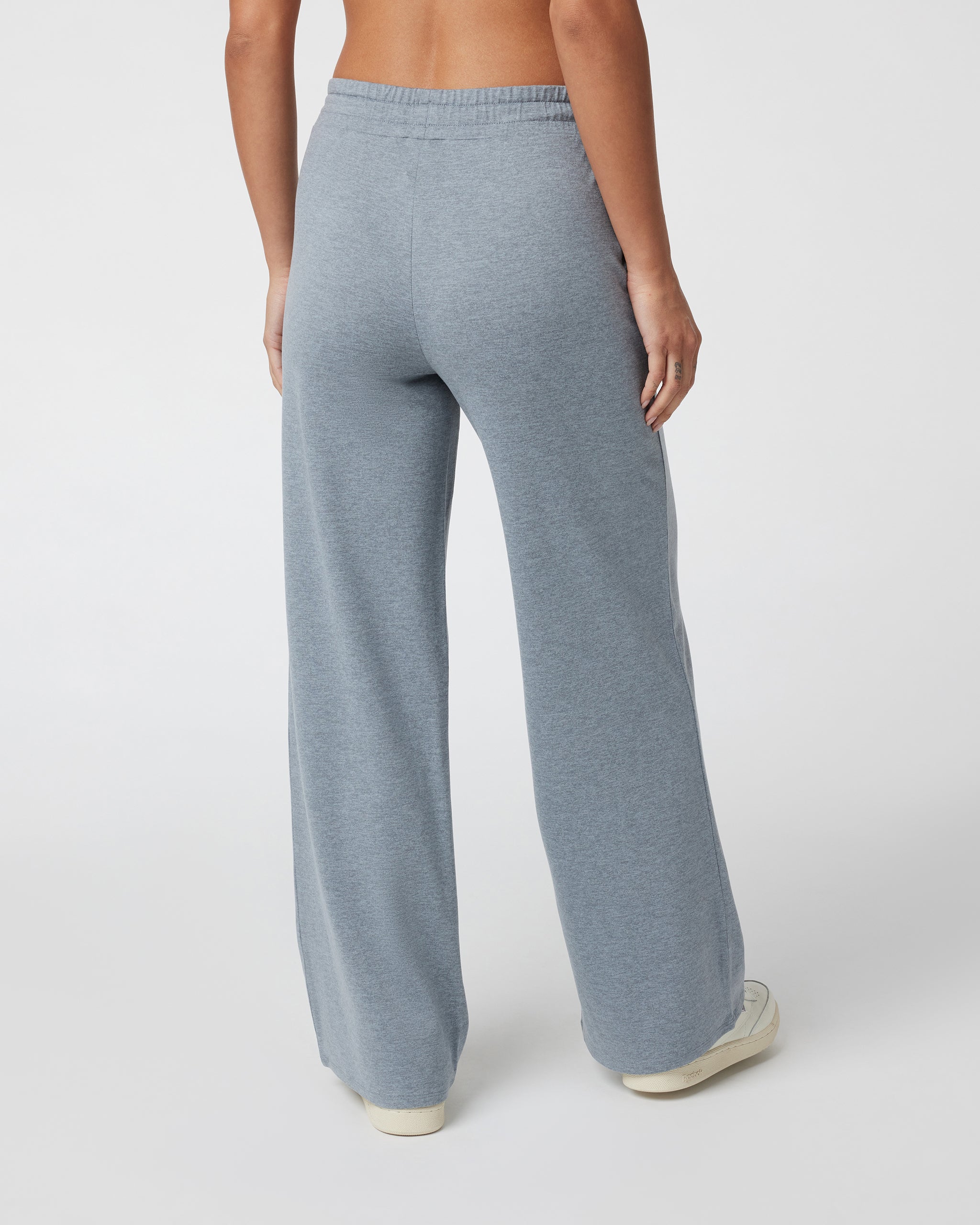 Halo Essential Wideleg Pant - Short | Mallorca Heather - Image 3