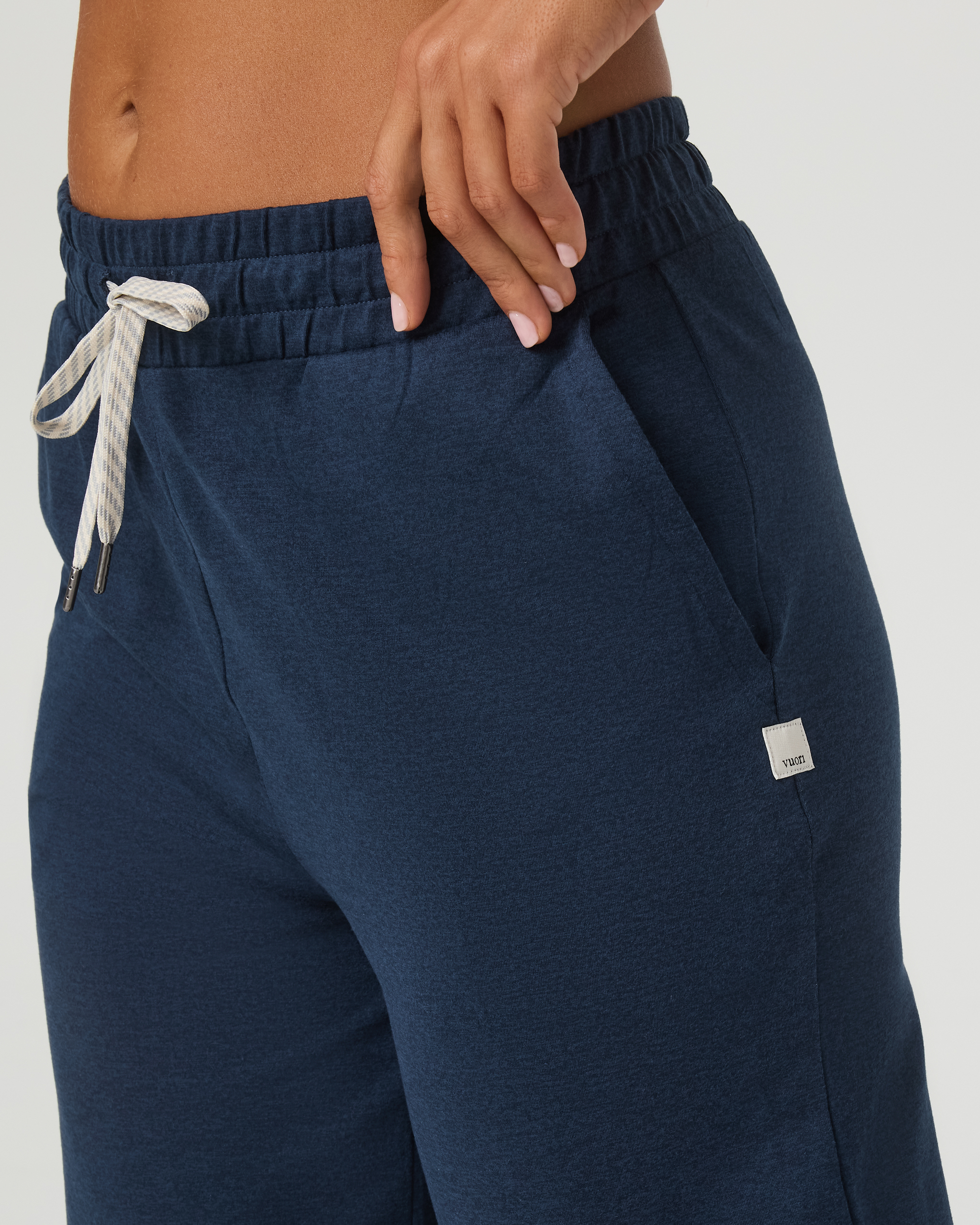Halo Essential Wideleg Pant - Long | Blue Coast Heather - Image 5