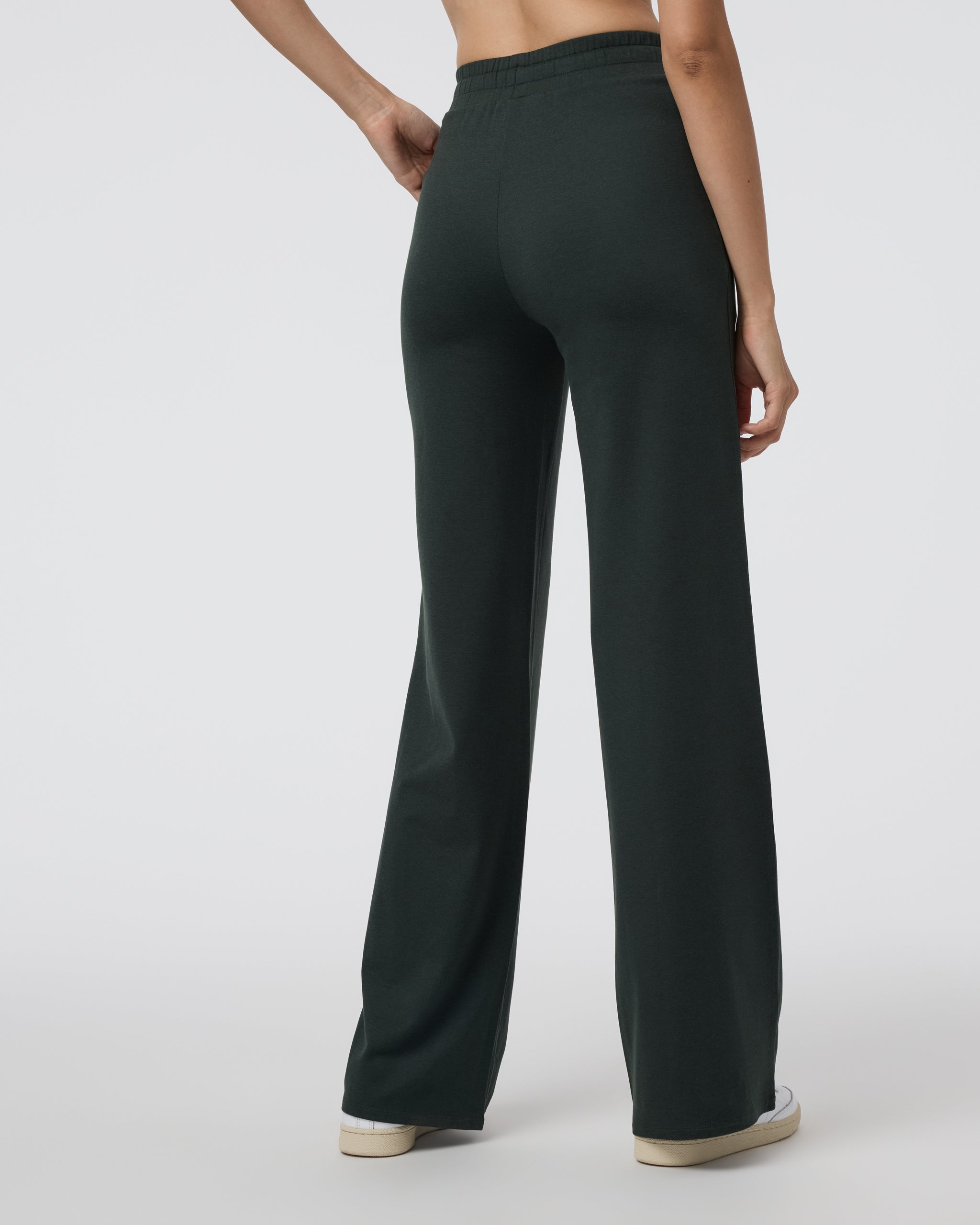 Halo Essential Wideleg Pant | Aspen Heather - Image 3