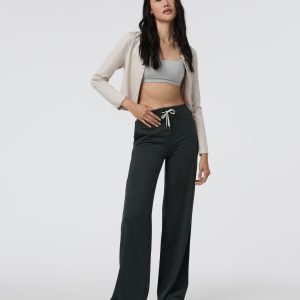 Halo Essential Wideleg Pant | Aspen Heather