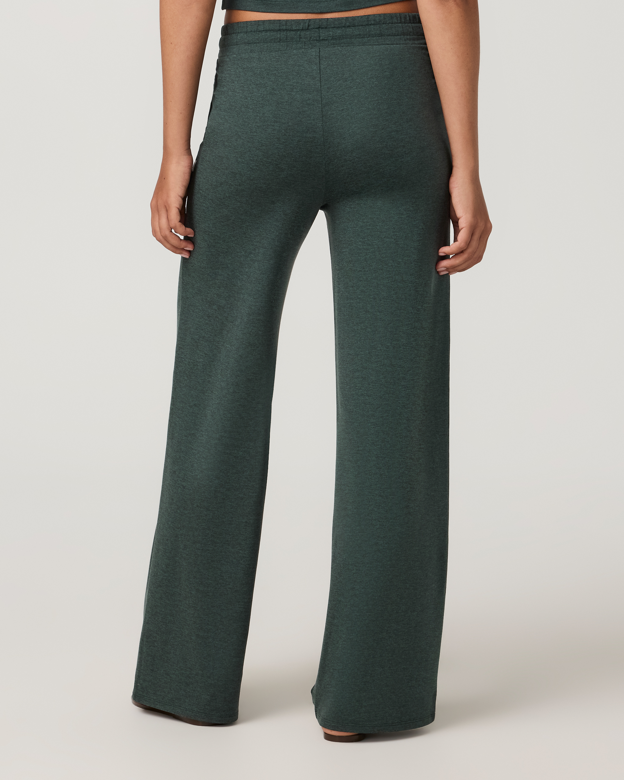 Halo Essential Wideleg Pant | Hemlock Heather - Image 3