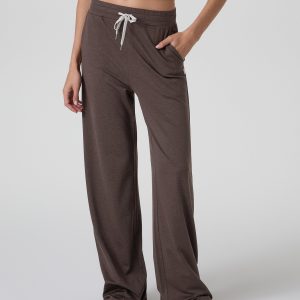 Halo Essential Wideleg Pant - Short | Java Heather