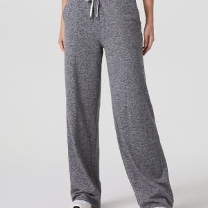 Halo Essential Wideleg Pant | Heather Grey