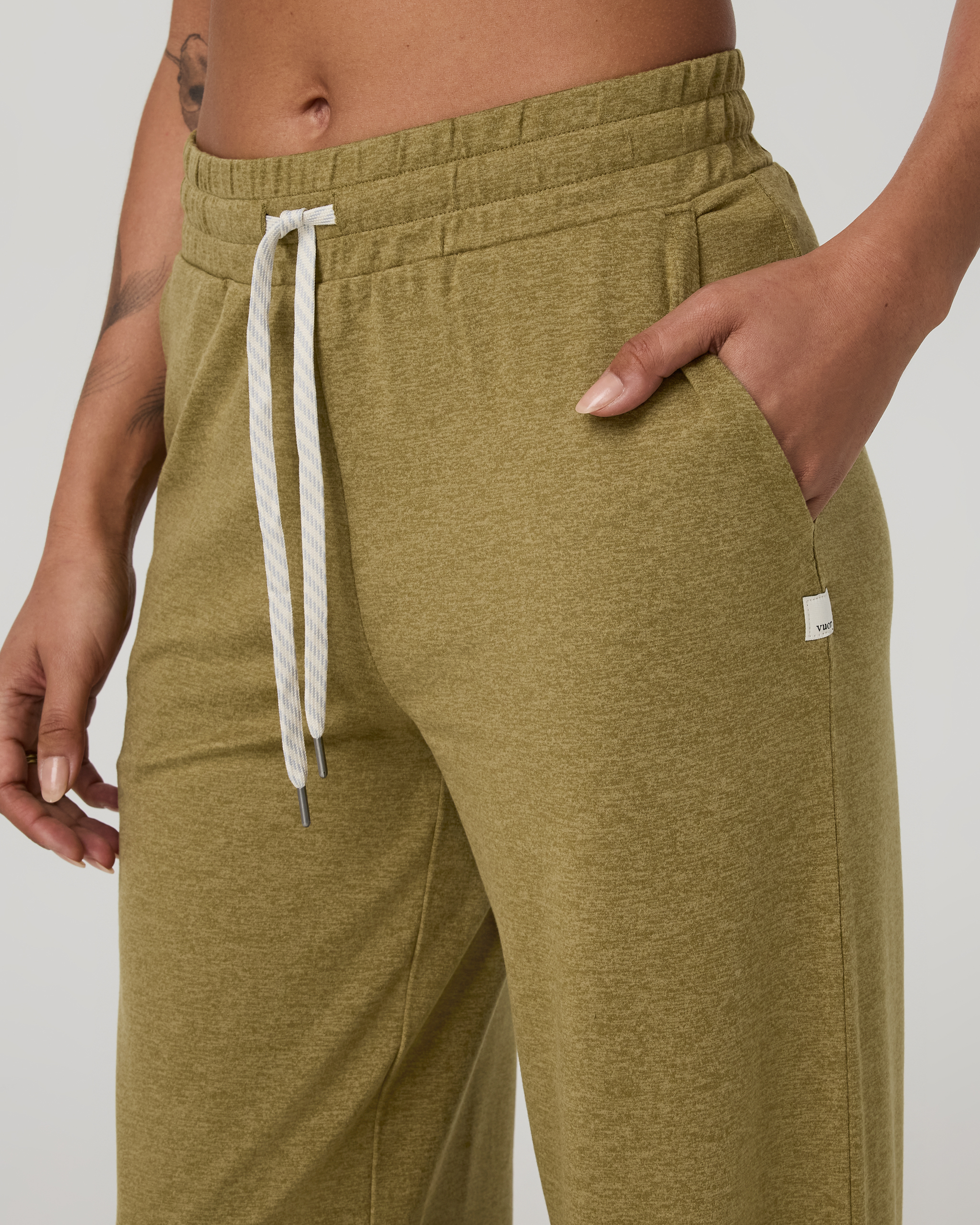 Halo Essential Wideleg Pant | Saguaro Heather - Image 5