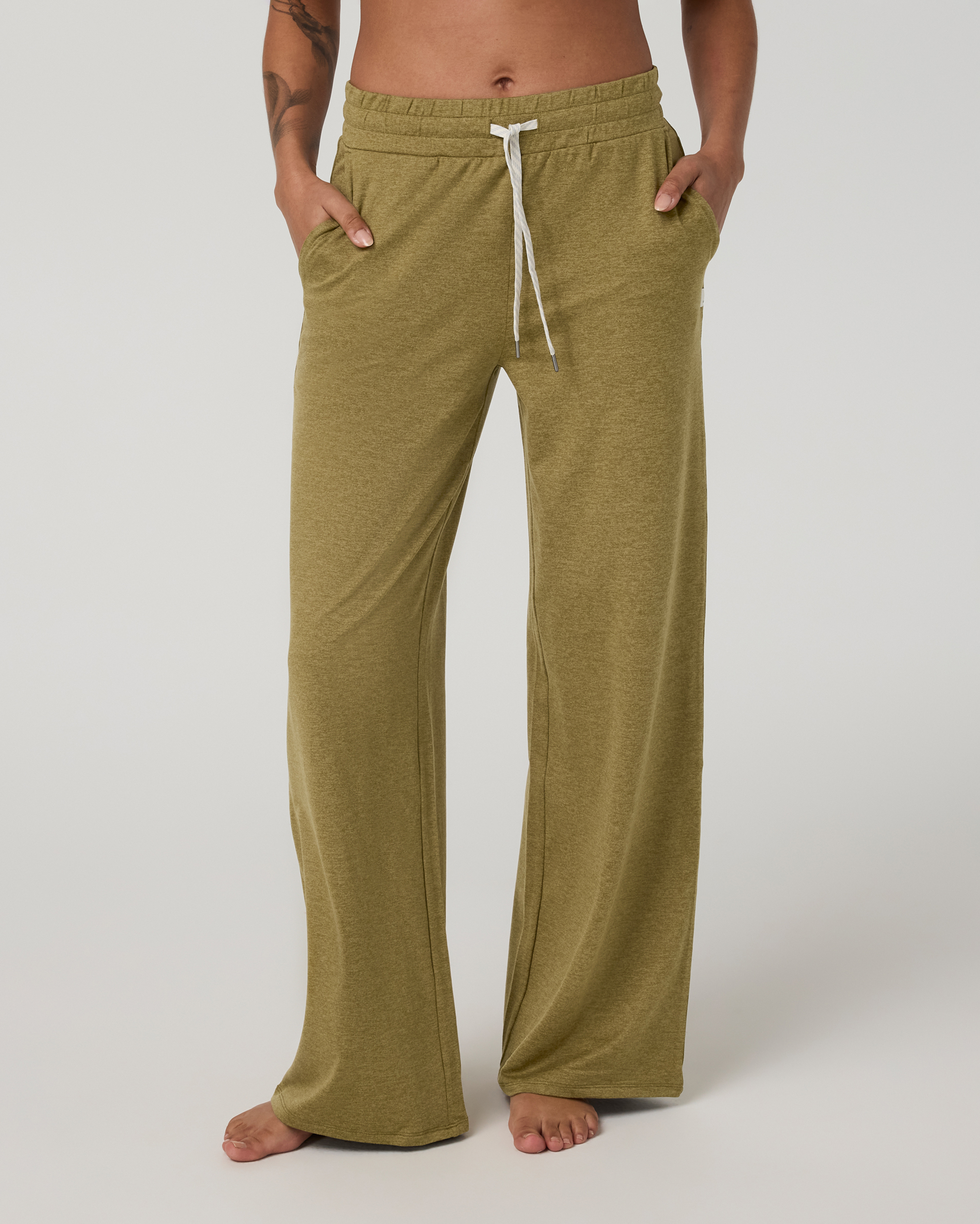 Halo Essential Wideleg Pant | Saguaro Heather