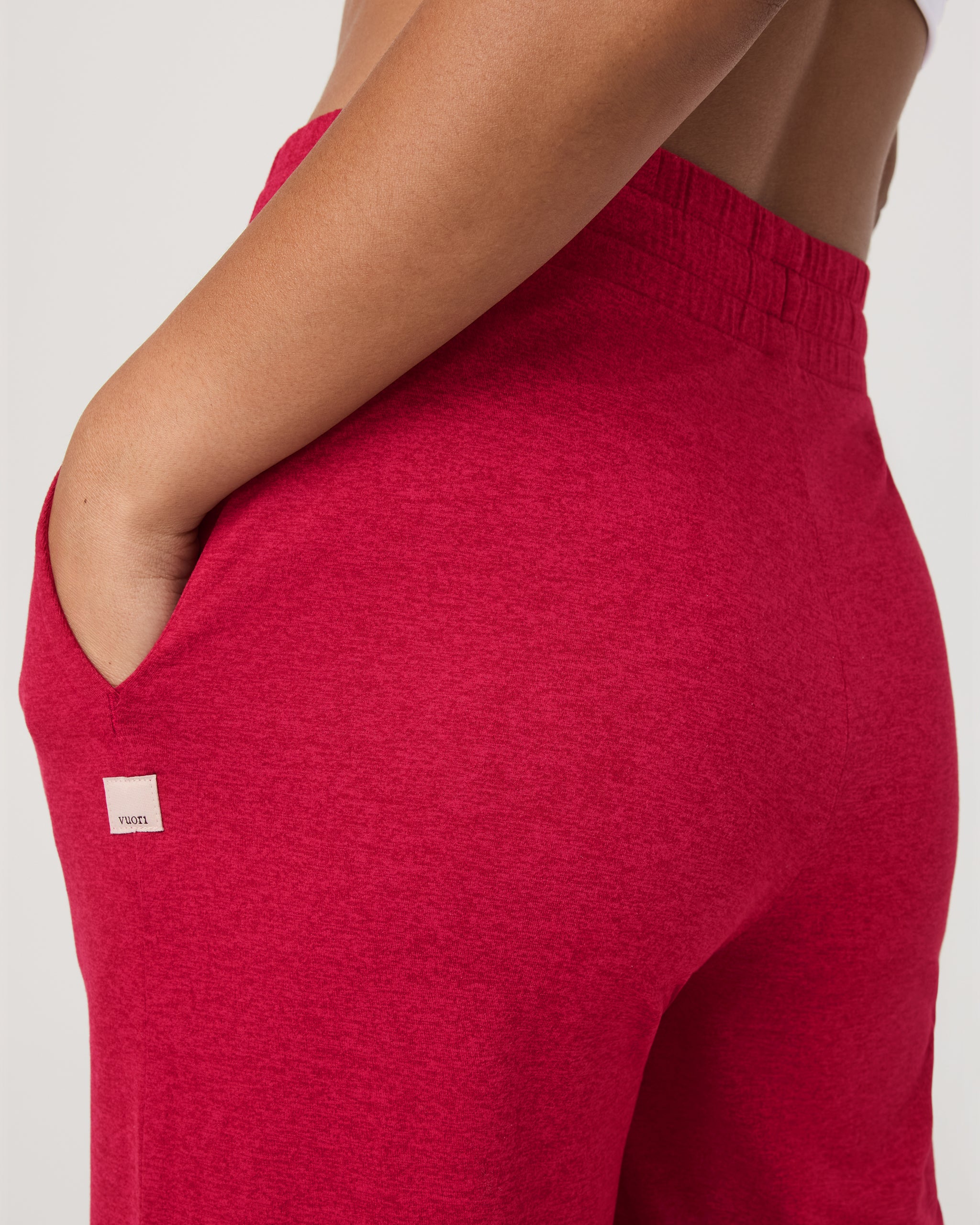 Halo Essential Wideleg Pant | Strawberry Heather - Image 5