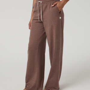 Halo Essential Wideleg Pant - Long | Sable Heather