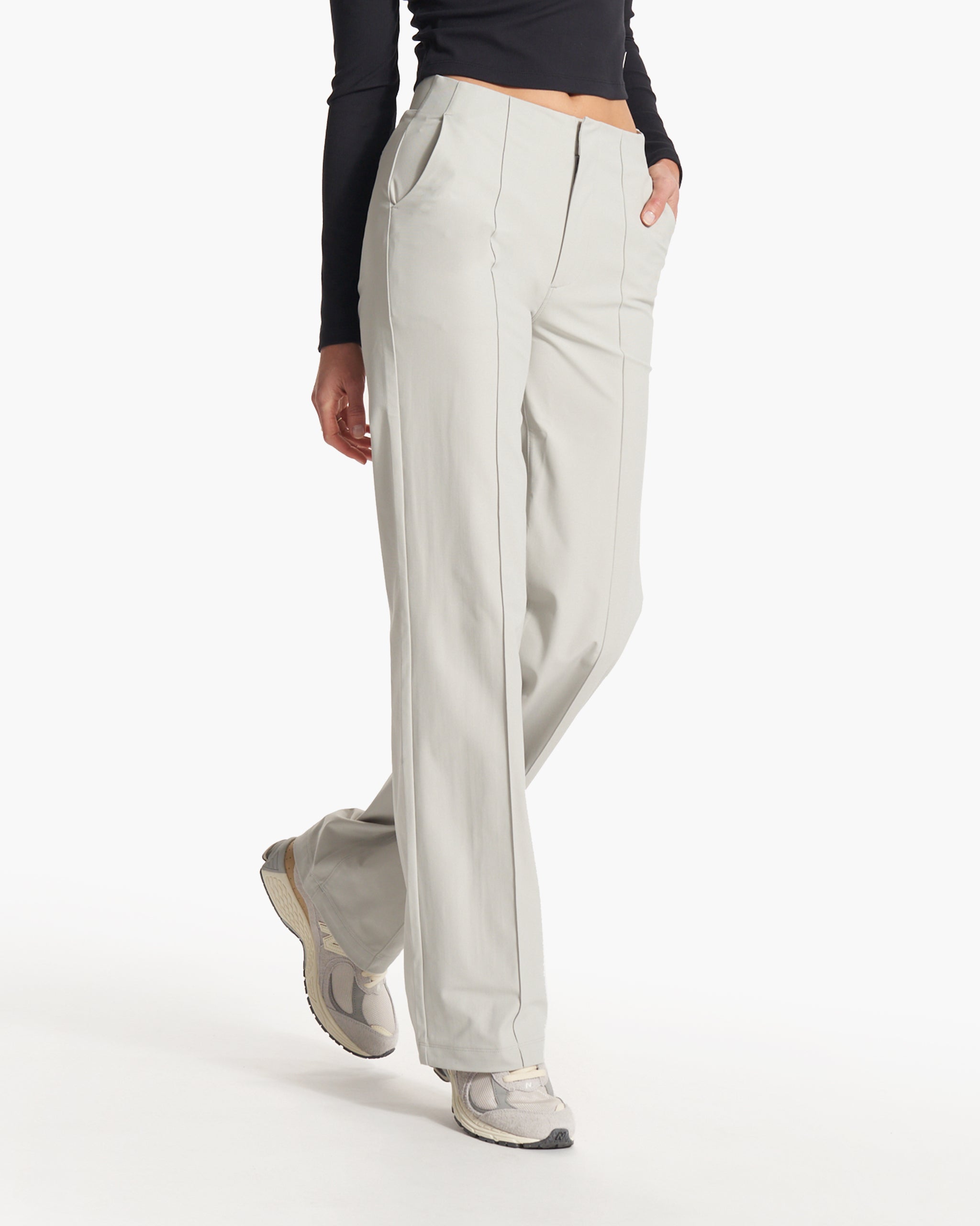 Womens Vuori Meta™ Wideleg Pant - Long | Vapor - Image 2