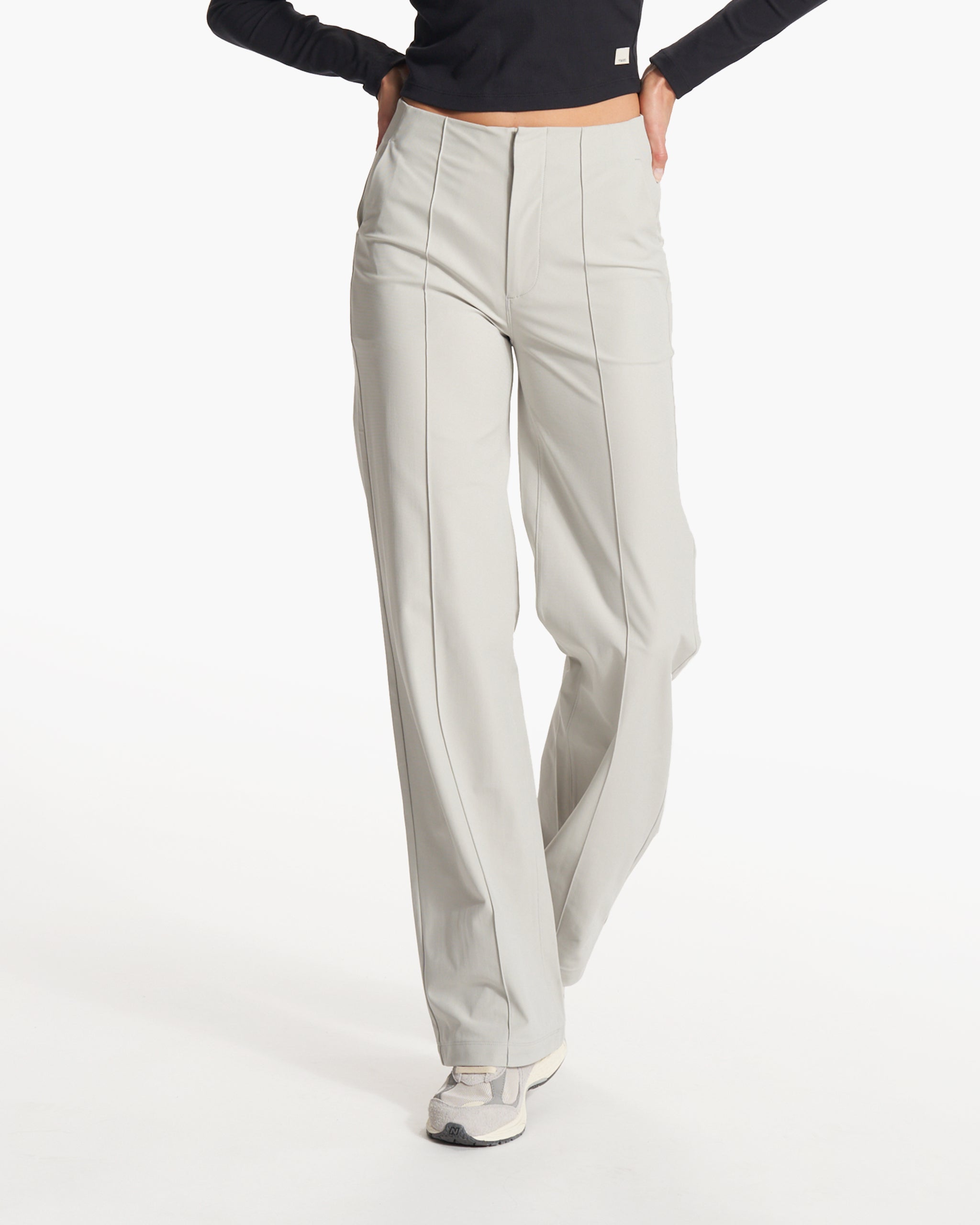 Womens Vuori Meta™ Wideleg Pant - Long | Vapor