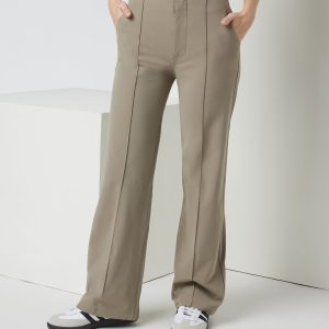 Womens Vuori Meta™ Wideleg Pant - Short | Taupe