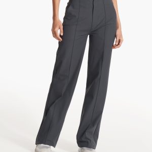 Womens Vuori Meta™ Wideleg Pant | Charcoal
