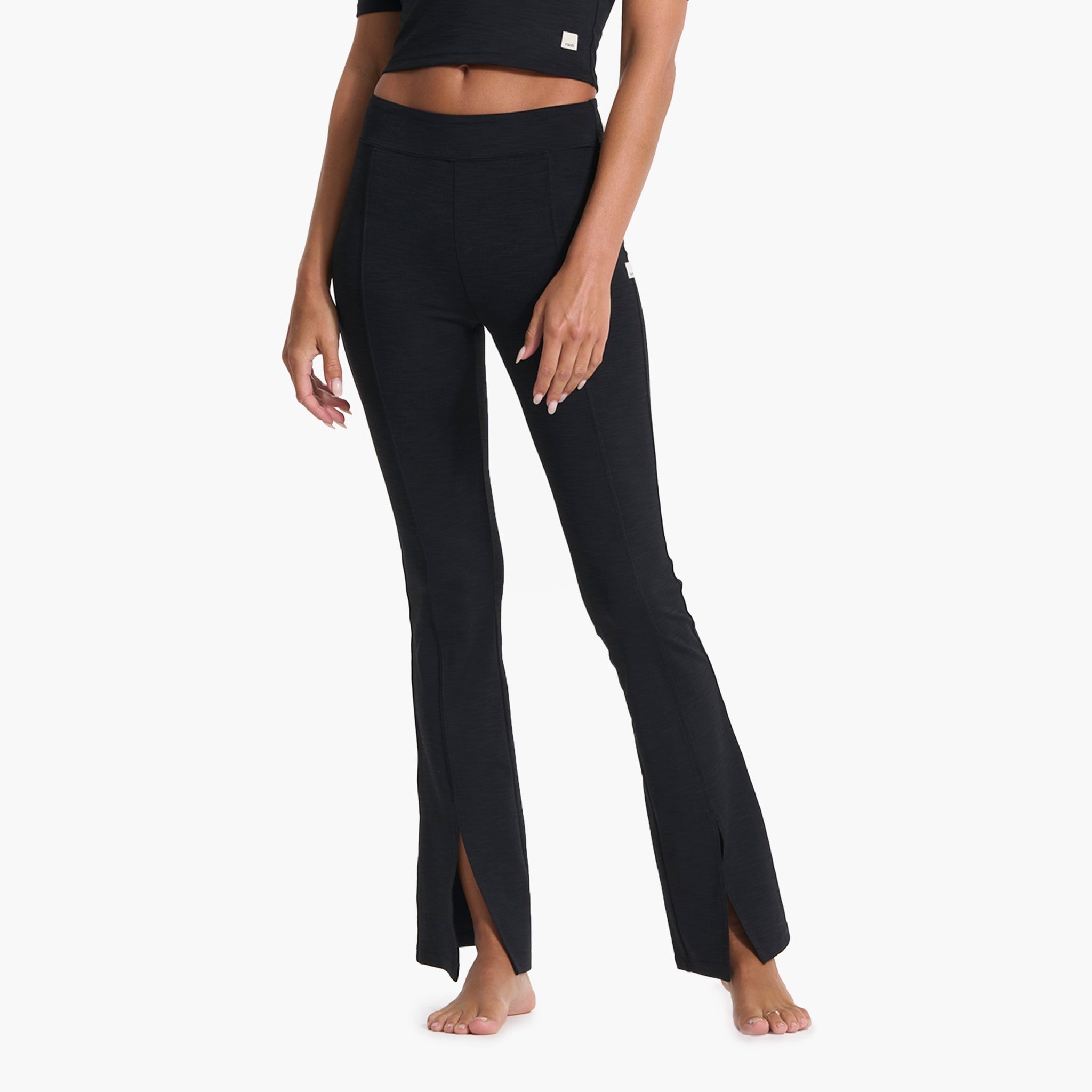 Lux Rib Split Bootcut | Black - Image 4