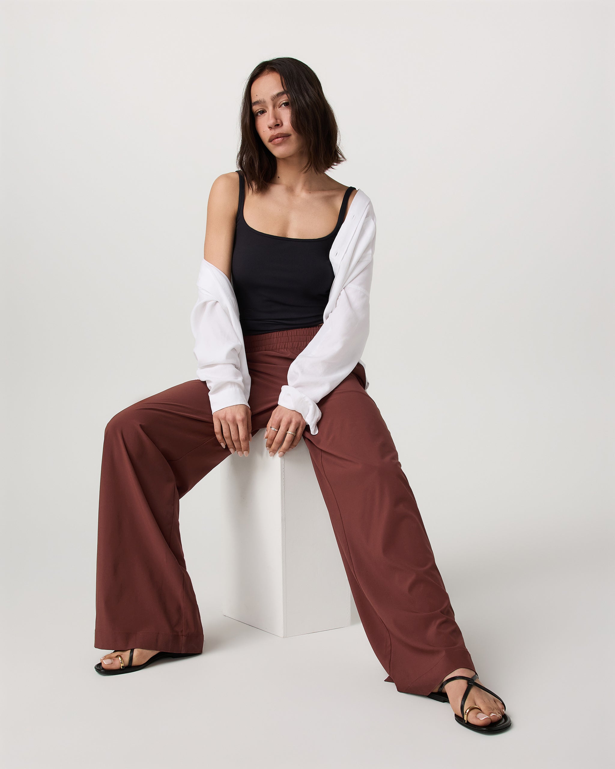 Villa Wideleg Pant - Short | Burnt Sienna - Image 2
