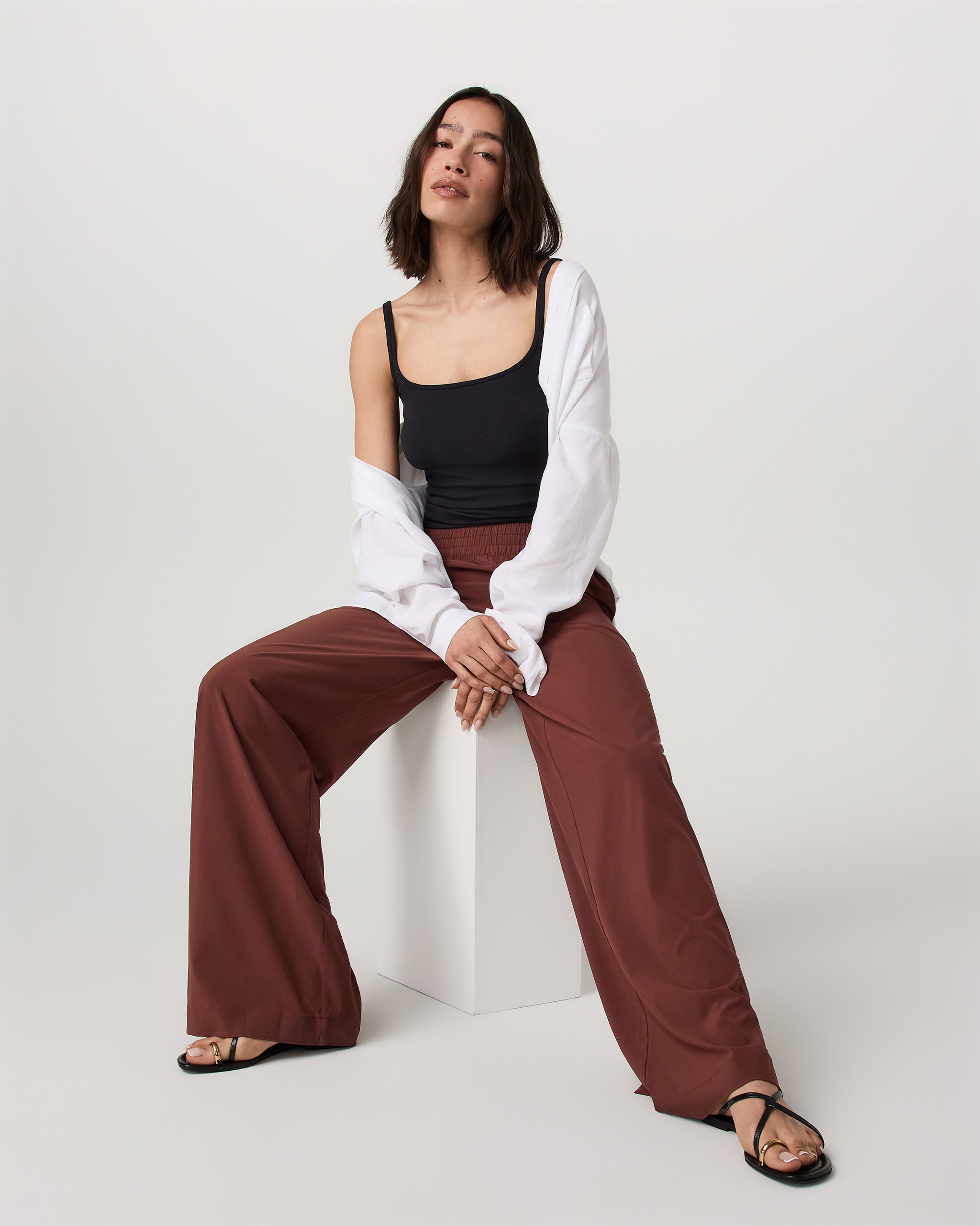 Villa Wideleg Pant | Burnt Sienna - Image 2