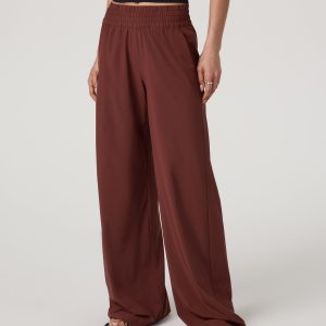 Villa Wideleg Pant - Long | Burnt Sienna